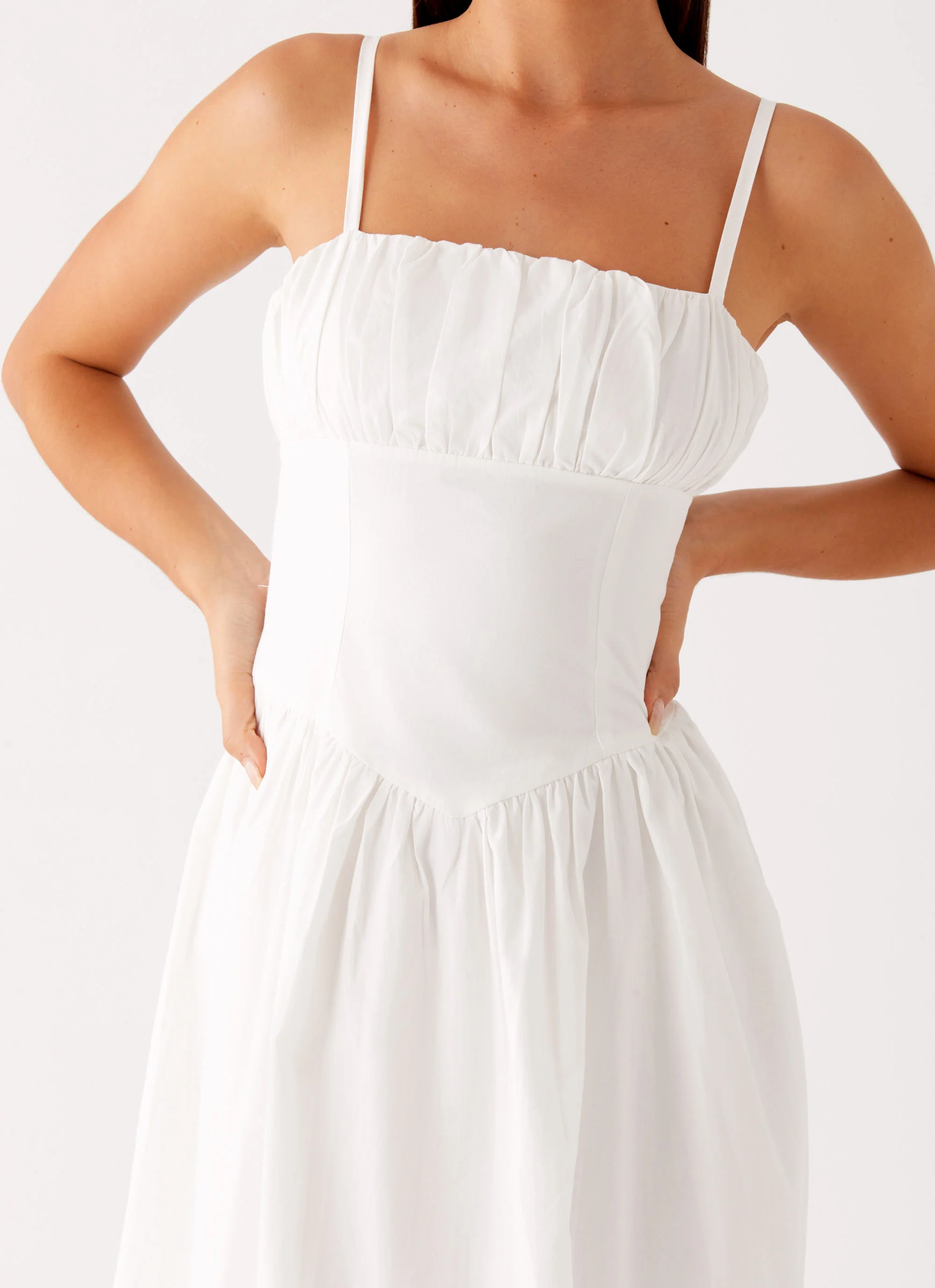 Phillipa Midi Dress - White - Image 5