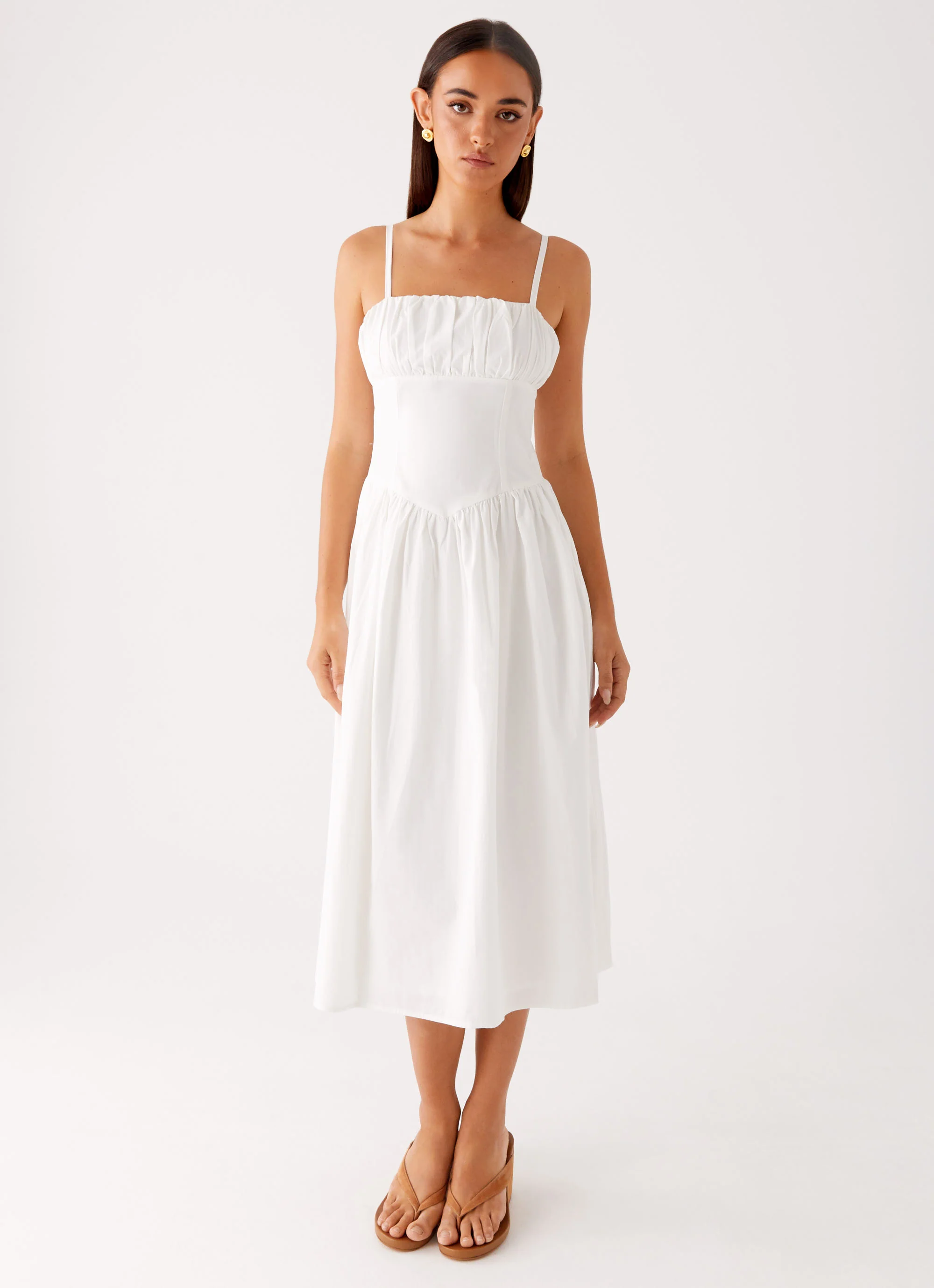 Phillipa Midi Dress - White - Image 6