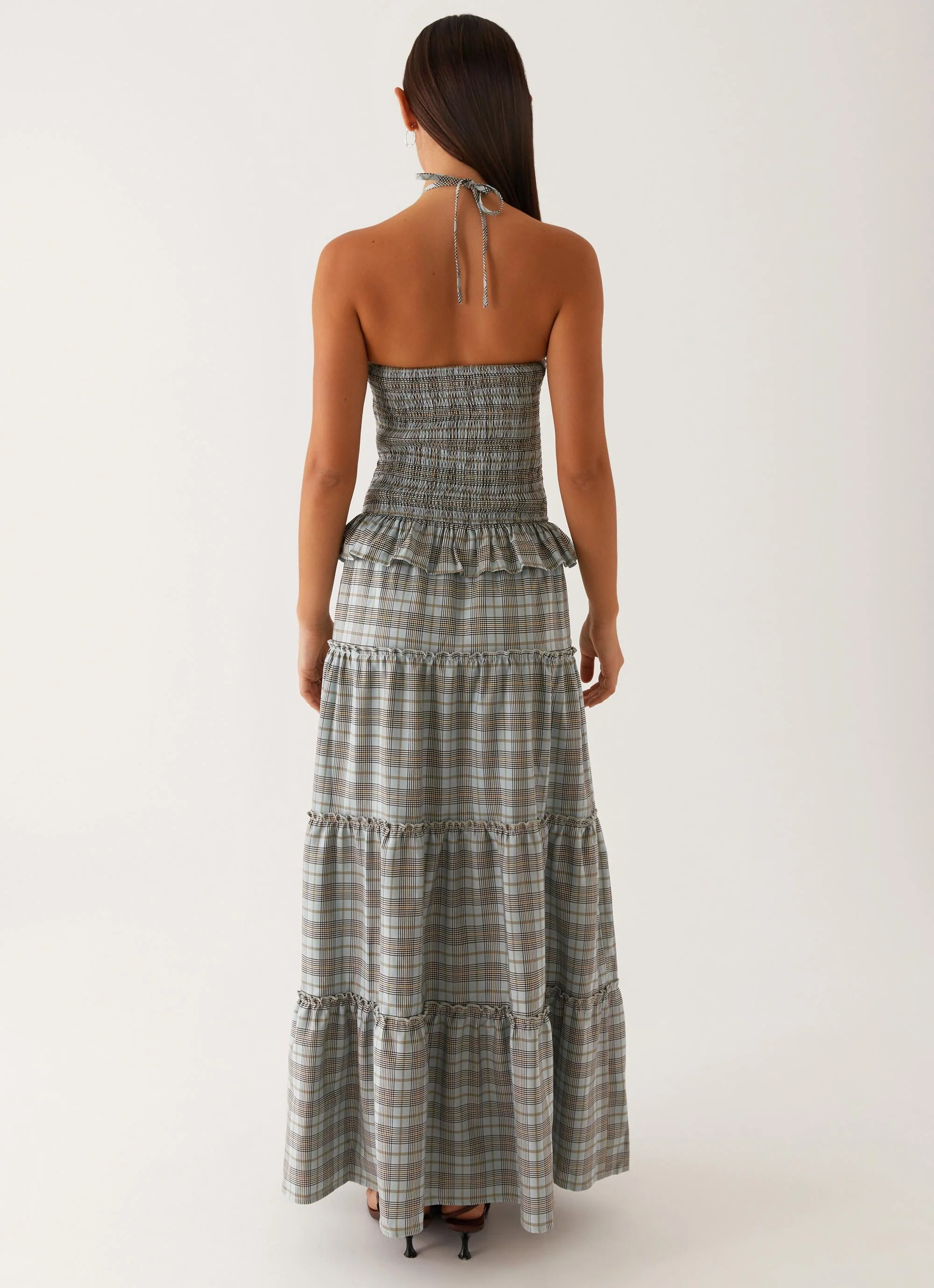 Picture This Maxi Dress - Check - Image 5