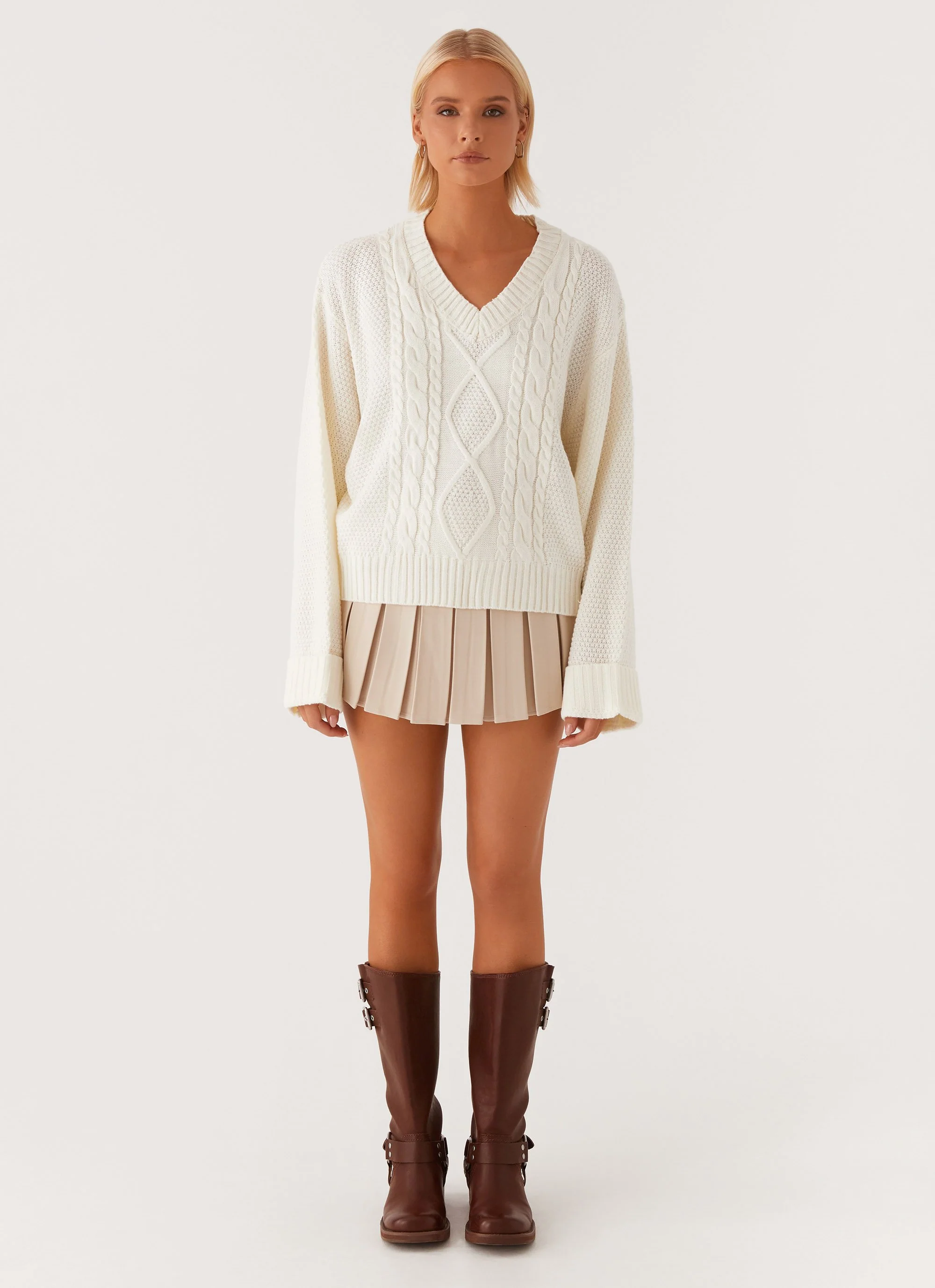 Play Pretend Knit Jumper - Ivory - Image 2
