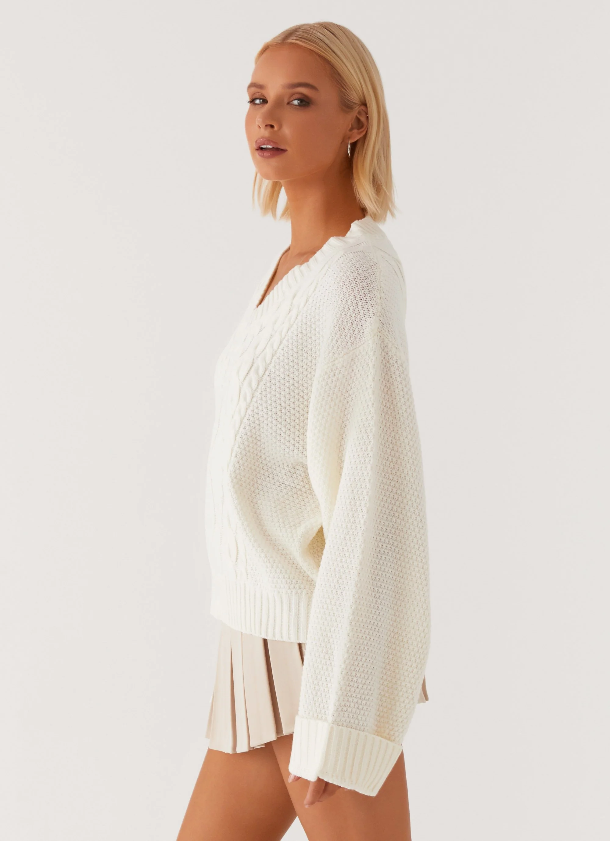 Play Pretend Knit Jumper - Ivory - Image 3