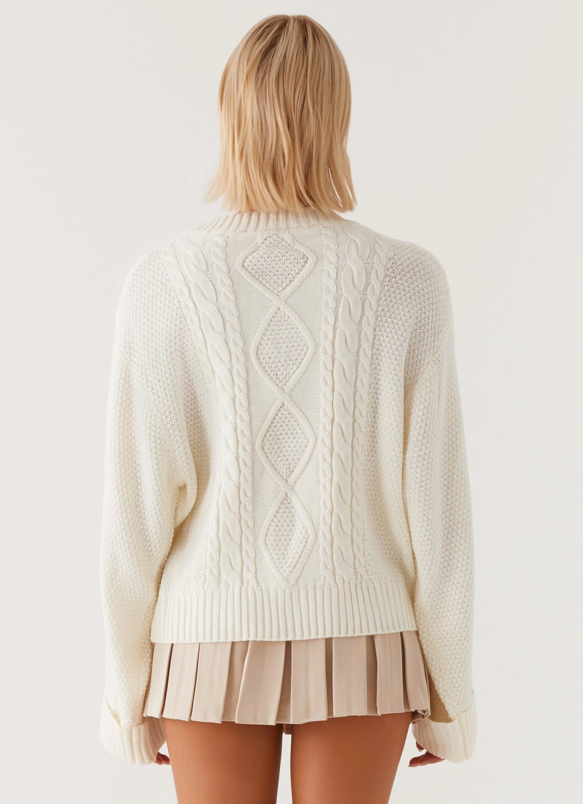 Play Pretend Knit Jumper - Ivory - Image 4