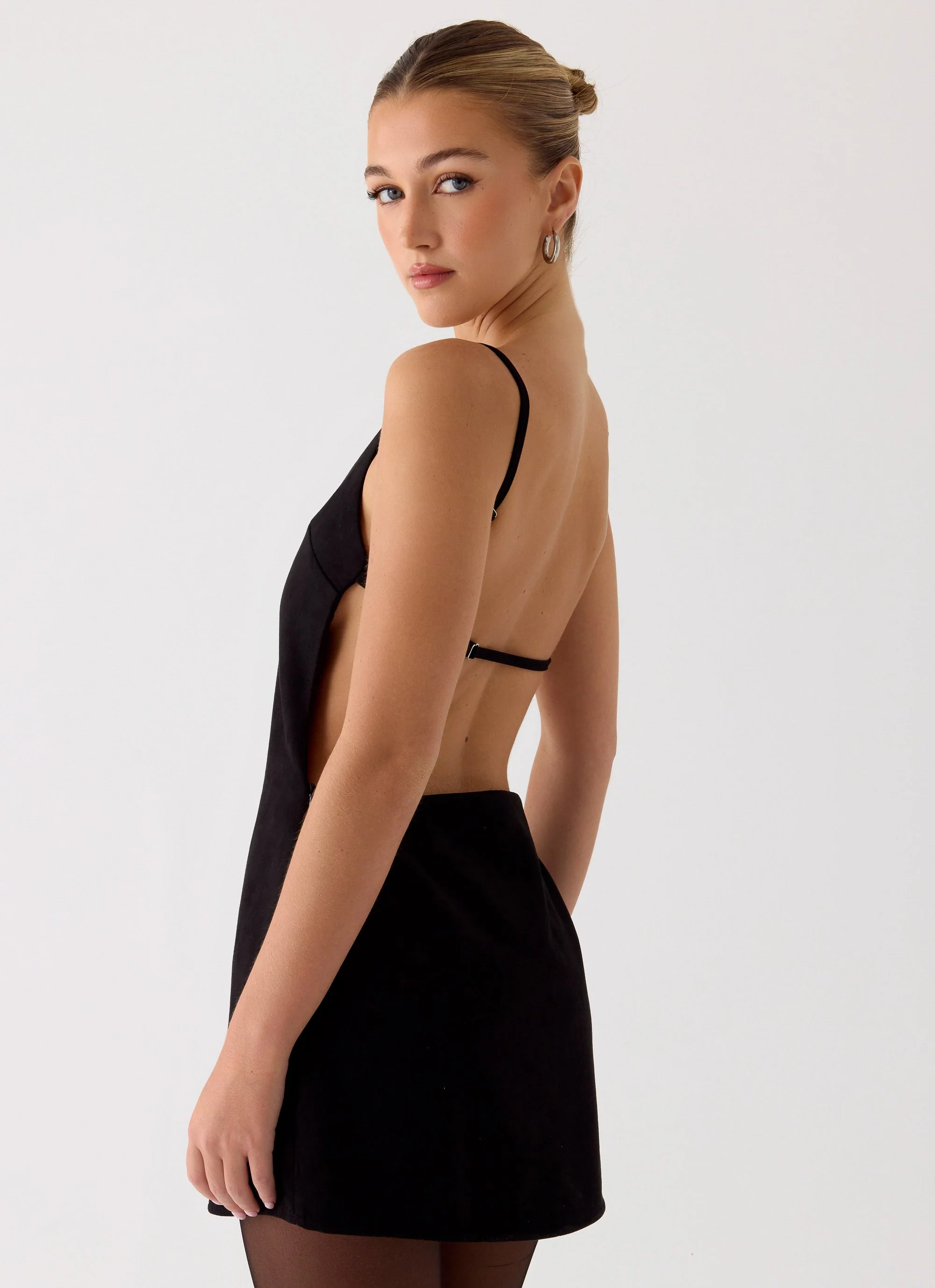 Play With Fire Mini Dress - Black - Image 11