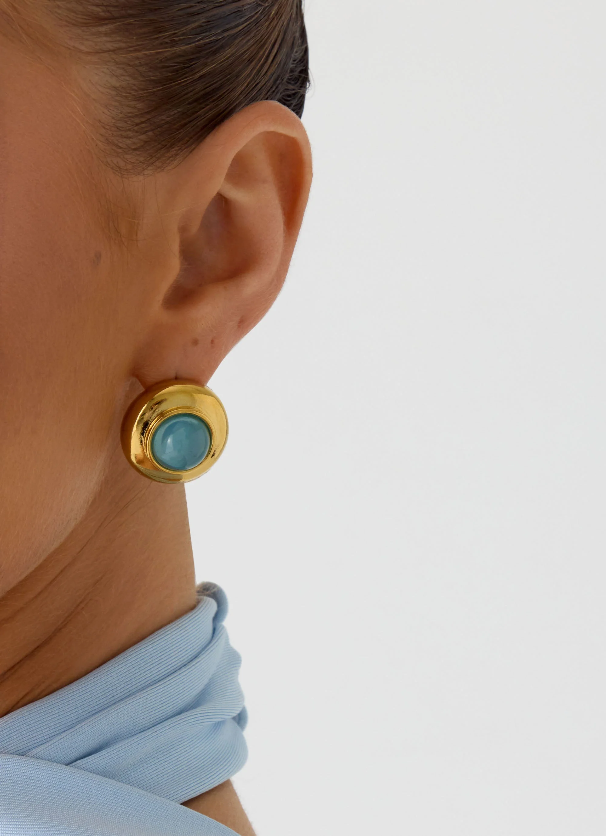Poise Earrings - Blue - Image 2