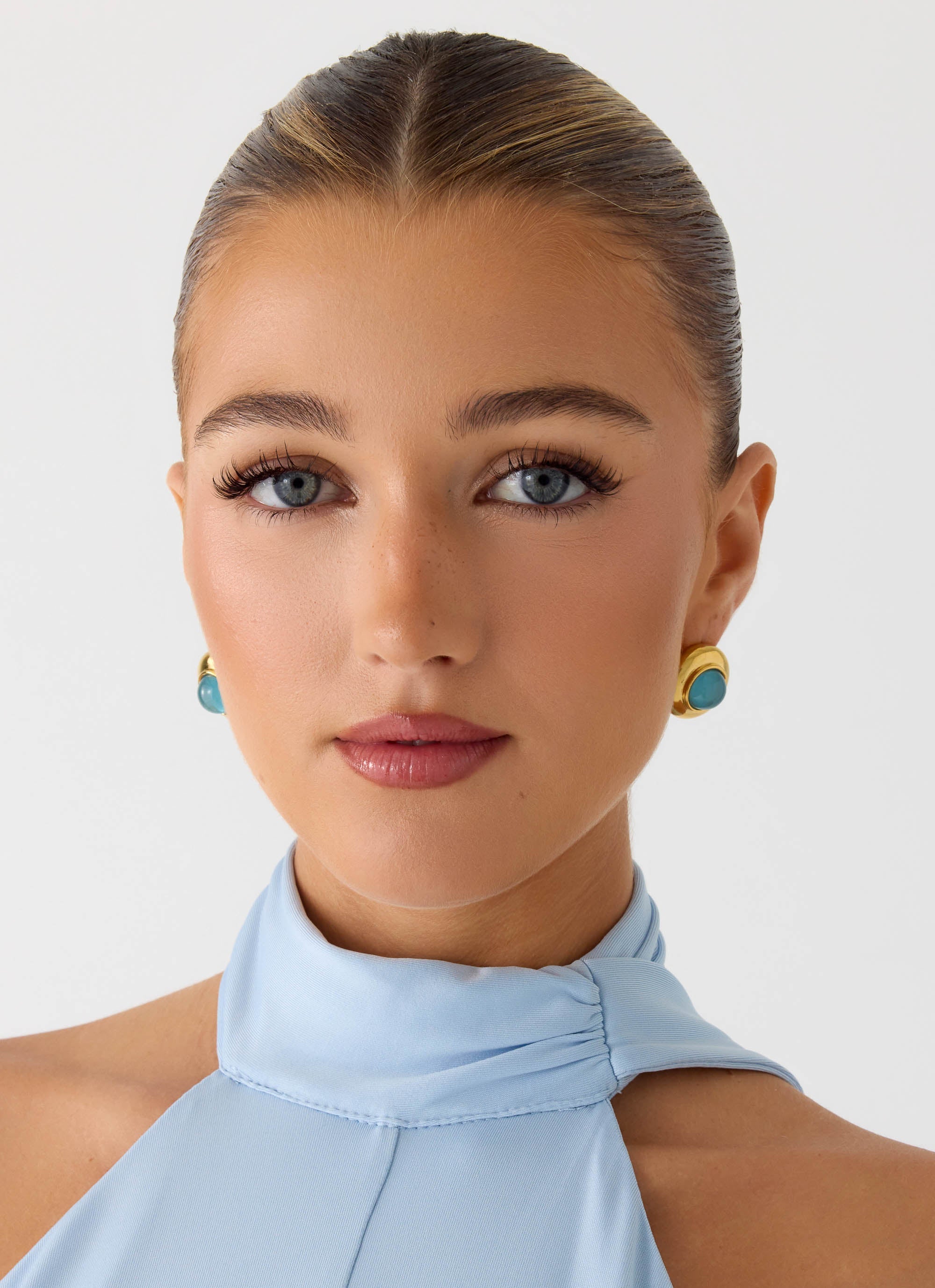 Poise Earrings - Blue - Image 4