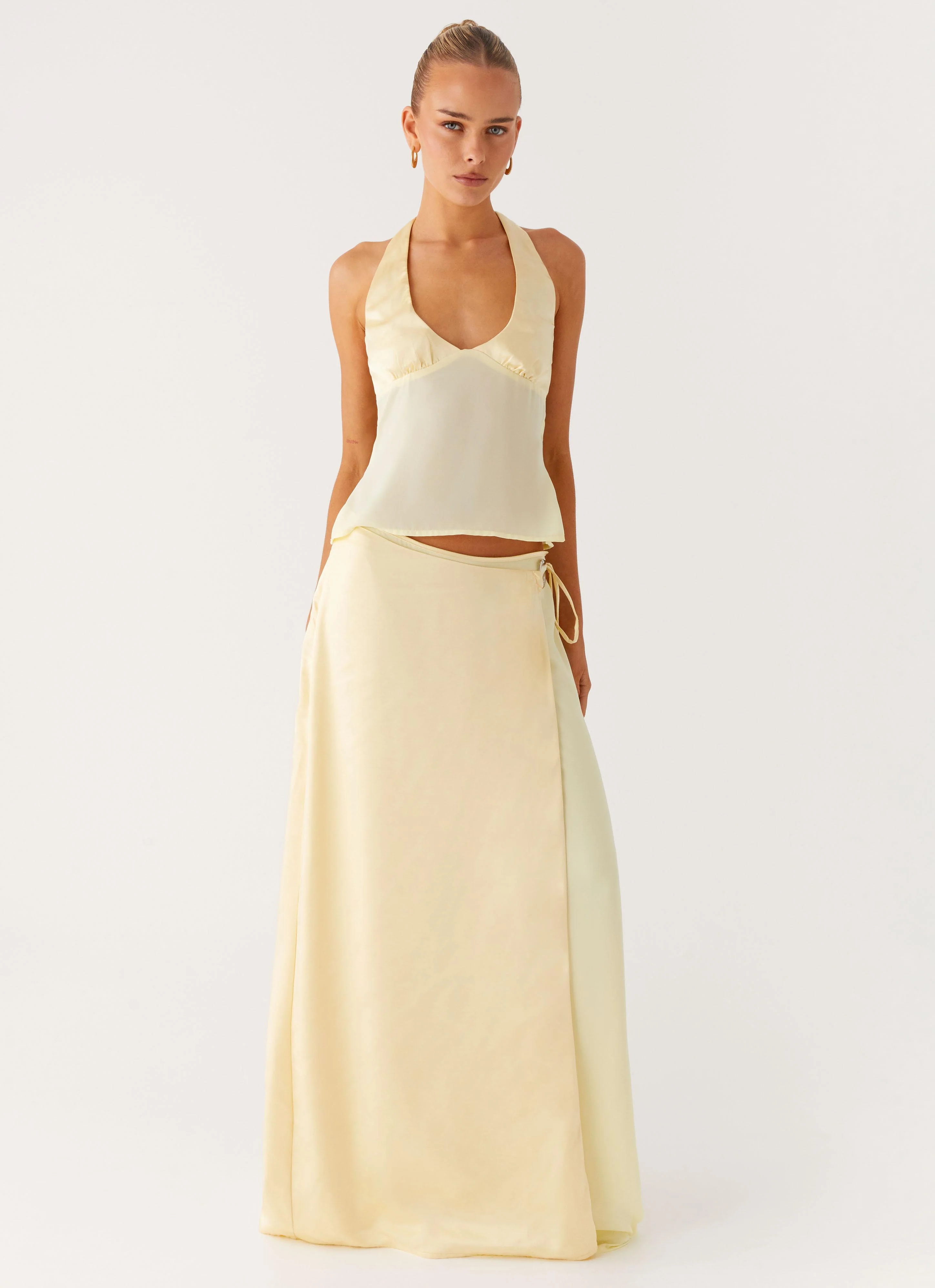 Pollie Halter Top - Yellow - Image 2
