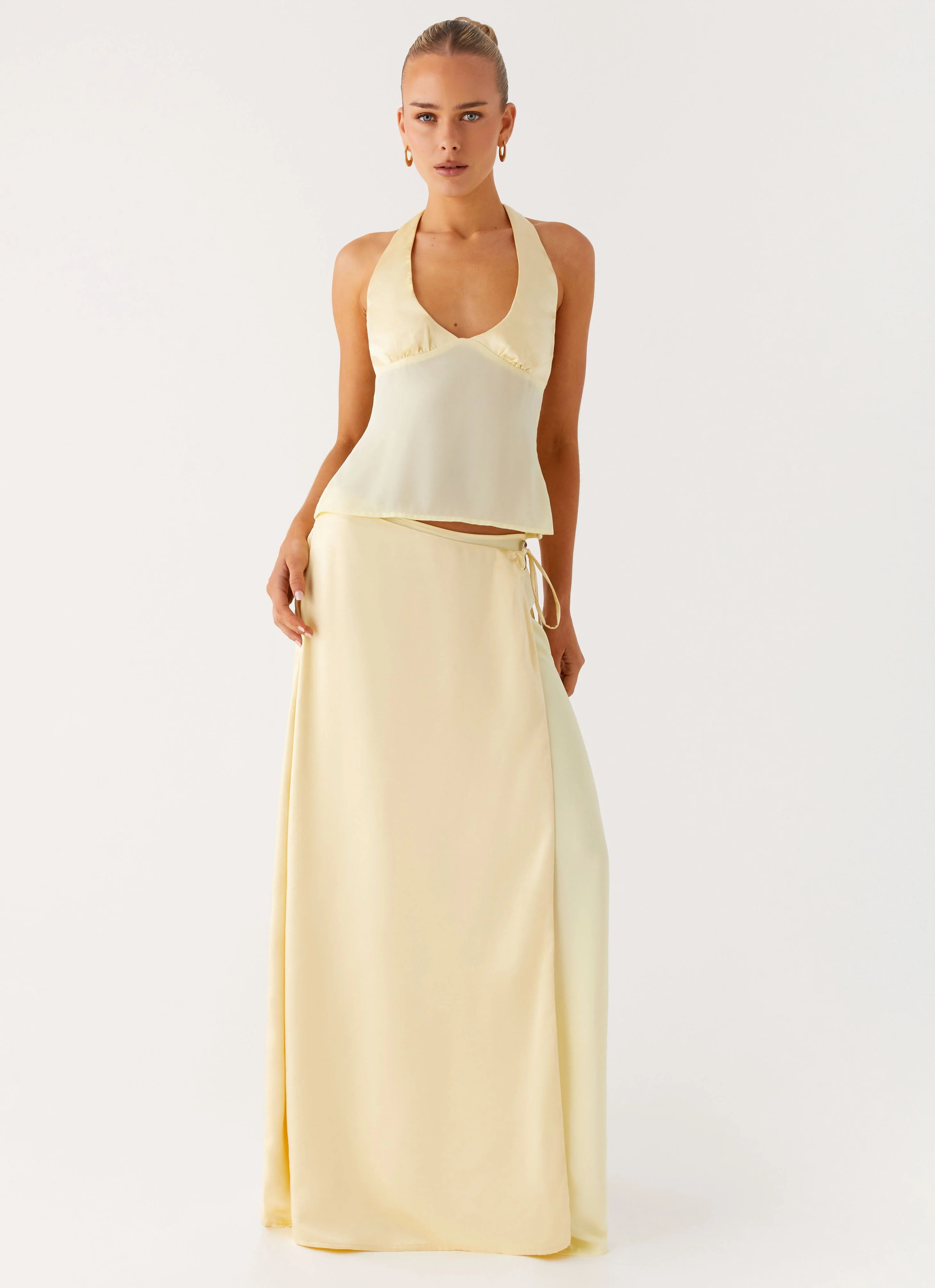Pollie Maxi Skirt - Yellow - Image 5
