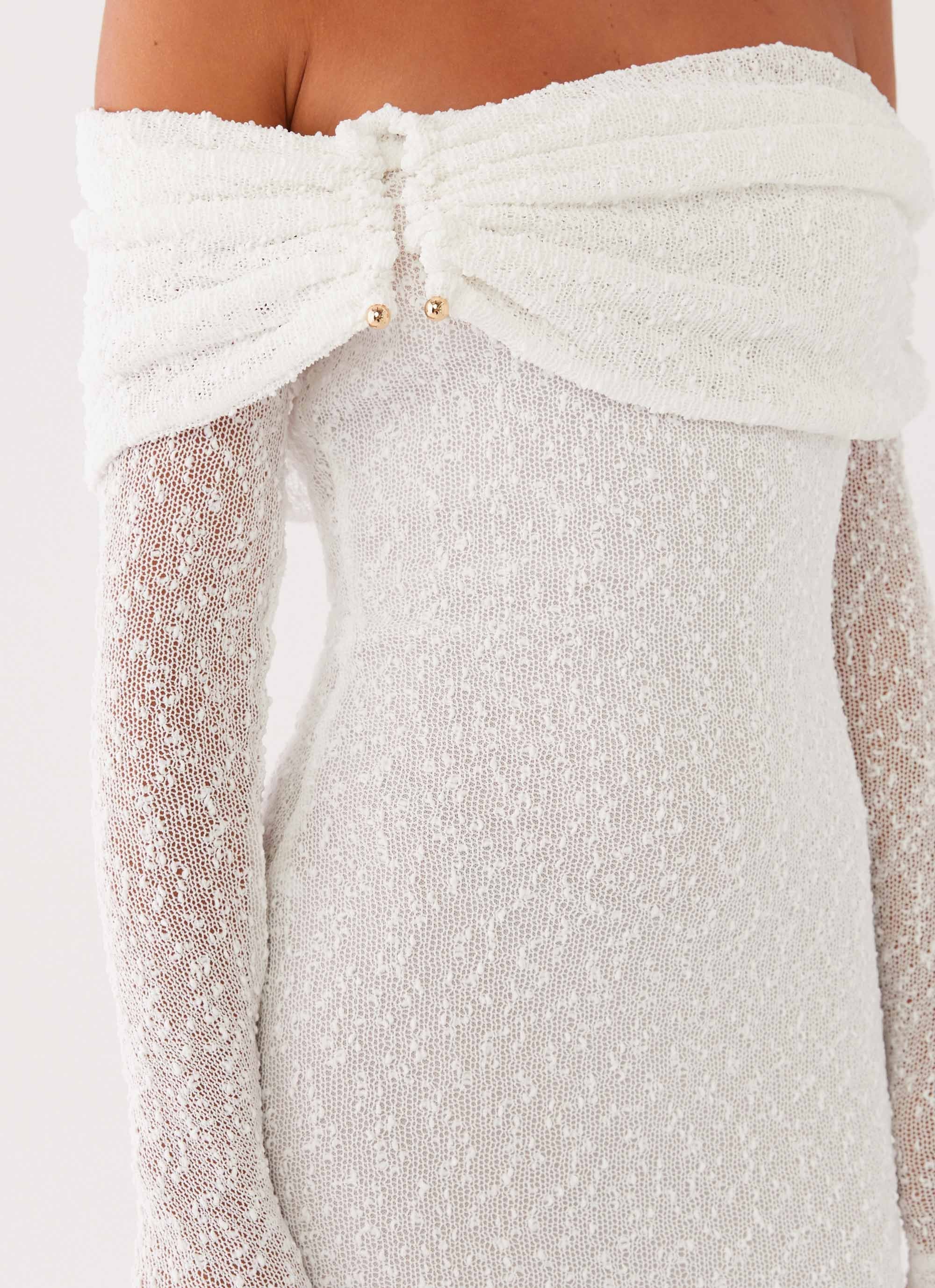 Pollyanna Knit Hardware Maxi Dress - Ivory - Image 6