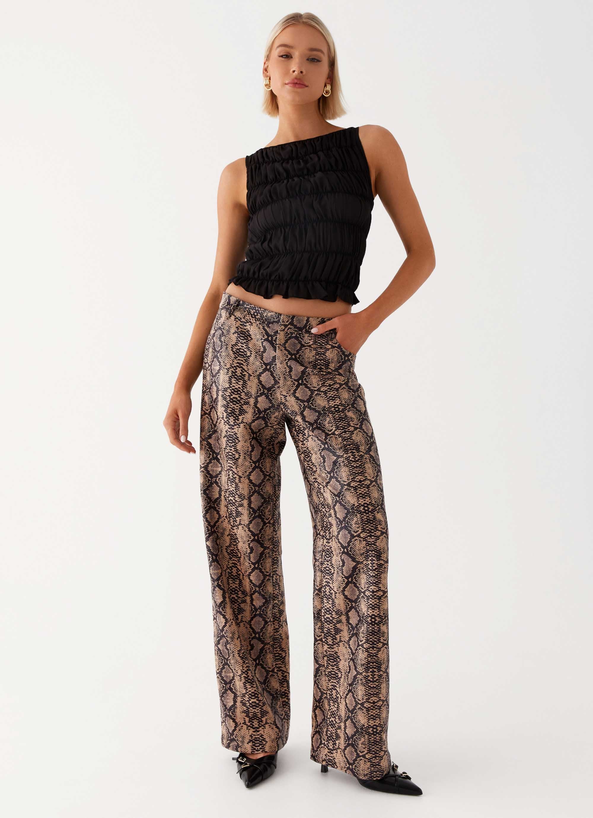 Presley Slim Fit Pants - Snake - Image 6