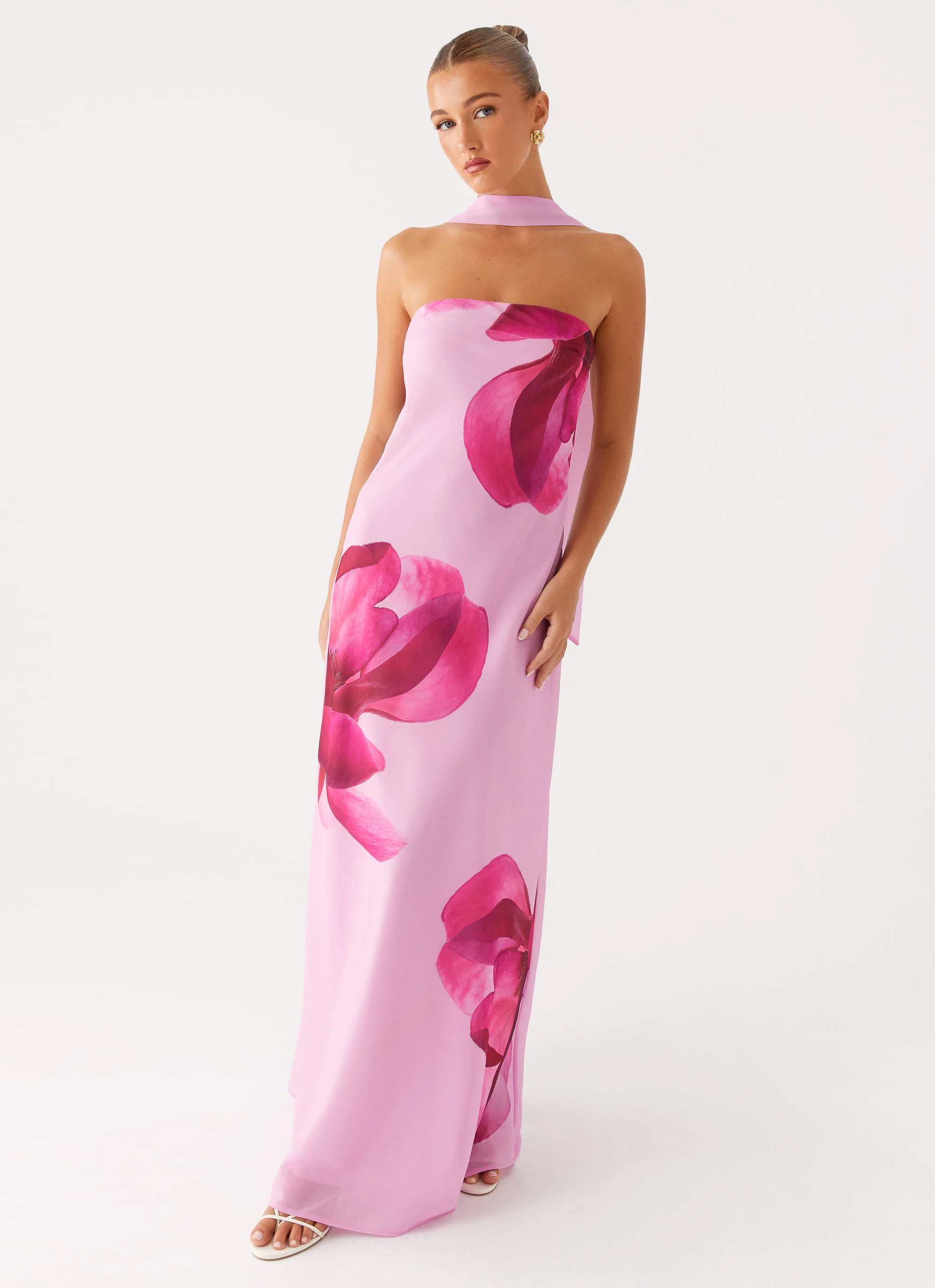 Prim Maxi Dress - Pastel Pink - Image 5