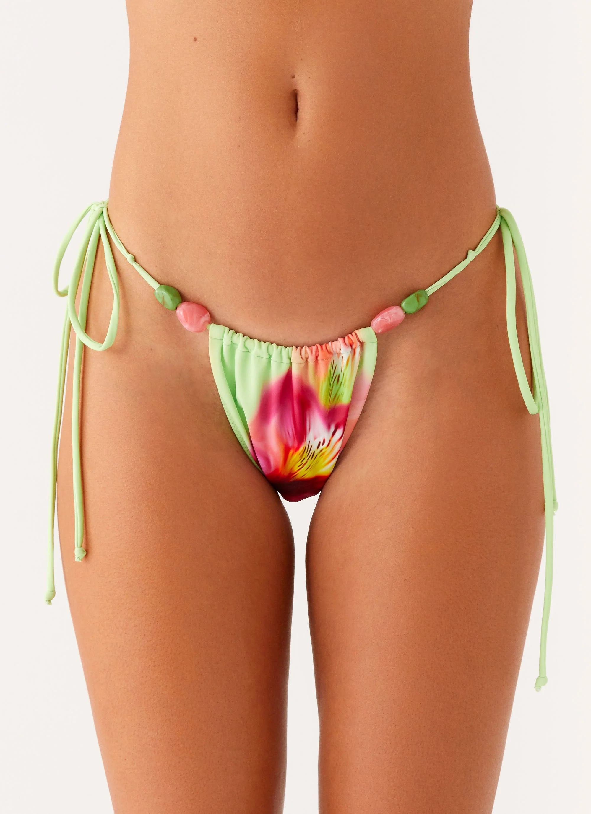 Rach Bikini Bottoms - Green Tropical - Image 2