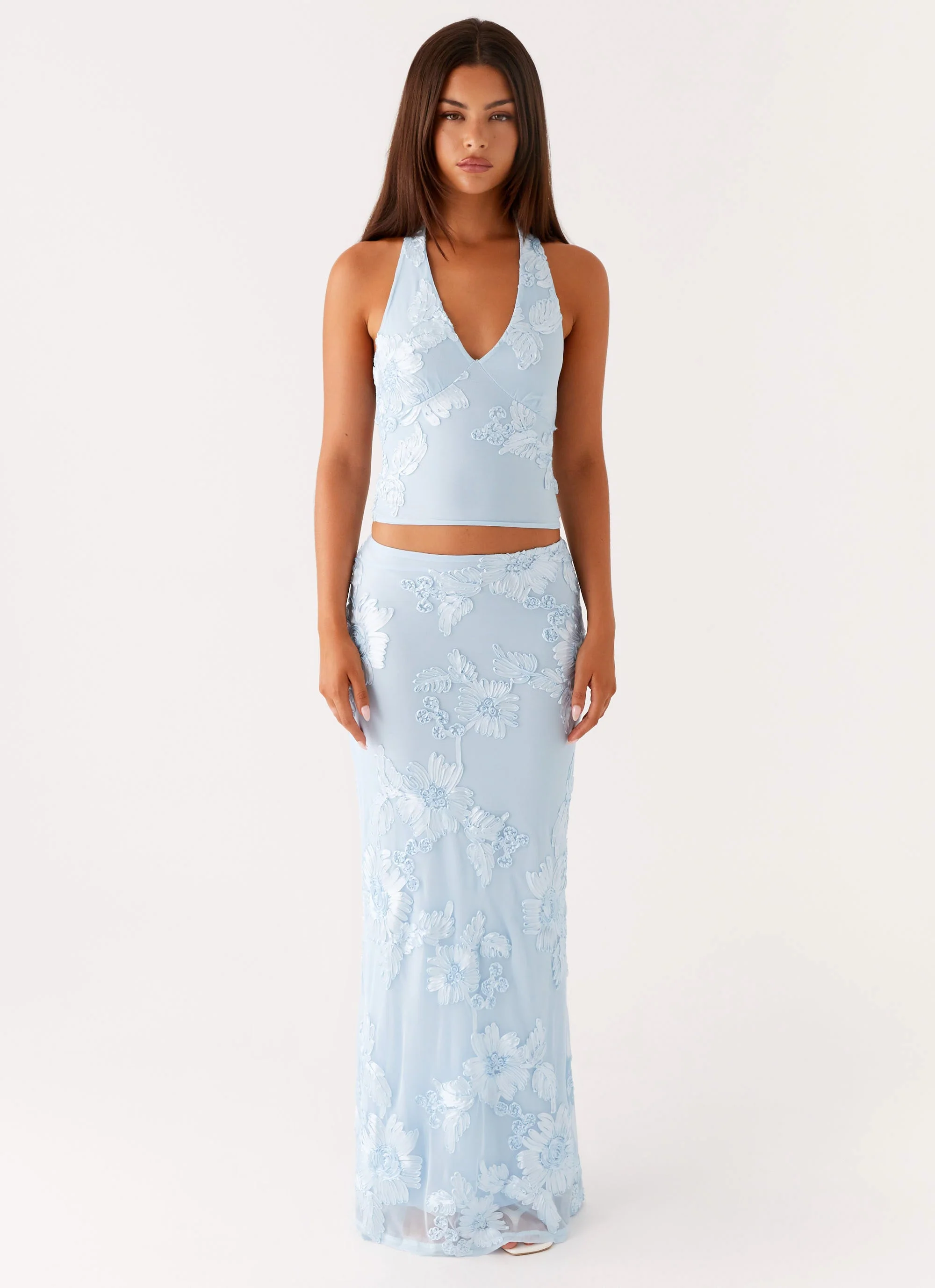 Radiate Halterneck Top - Blue - Image 2
