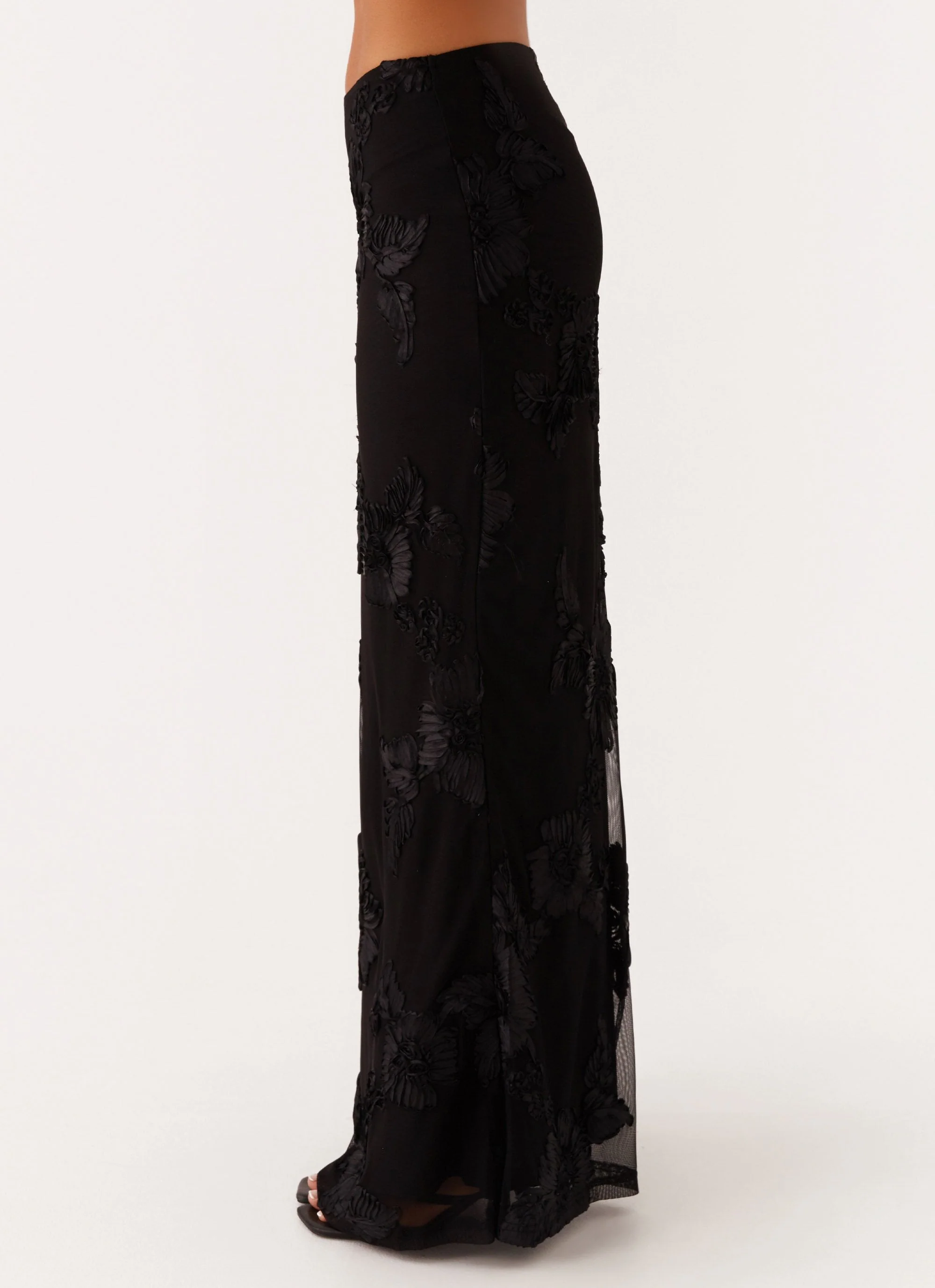 Radiate Maxi Skirt - Black - Image 3