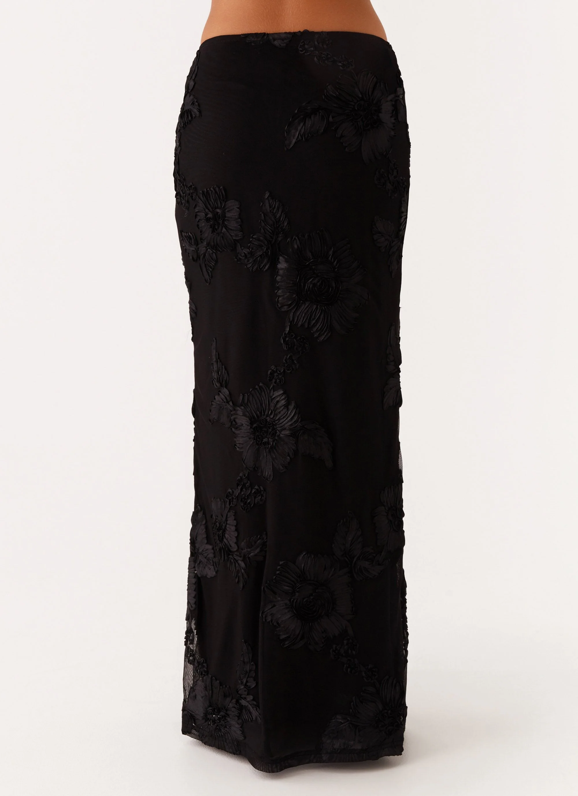 Radiate Maxi Skirt - Black - Image 4