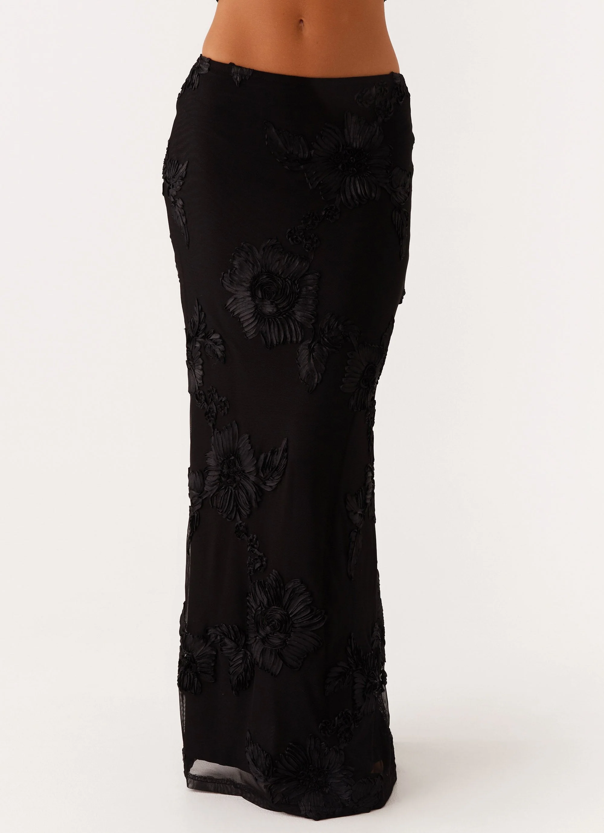 Radiate Maxi Skirt - Black - Image 5