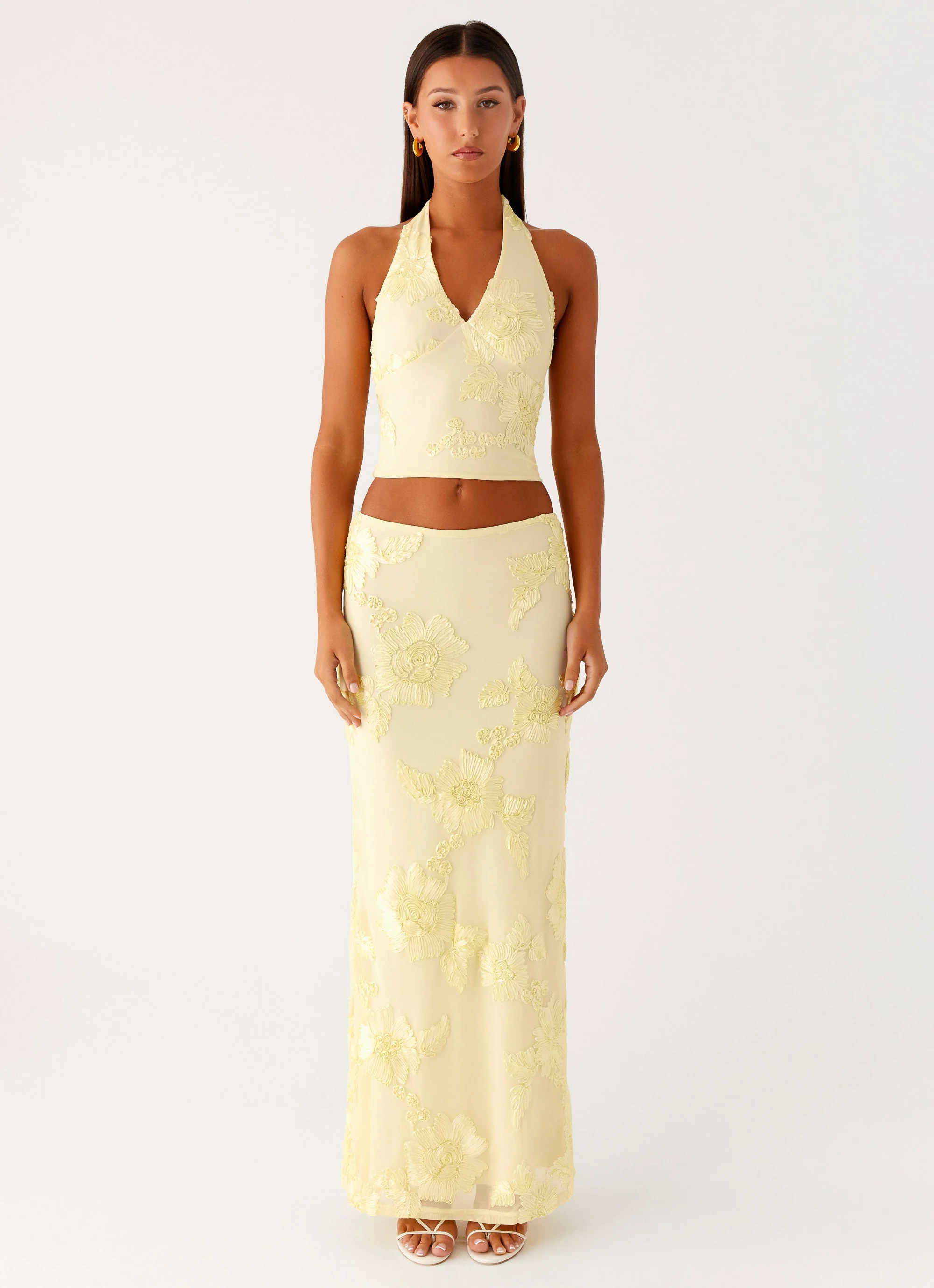 Radiate Maxi Skirt - Yellow - Image 2