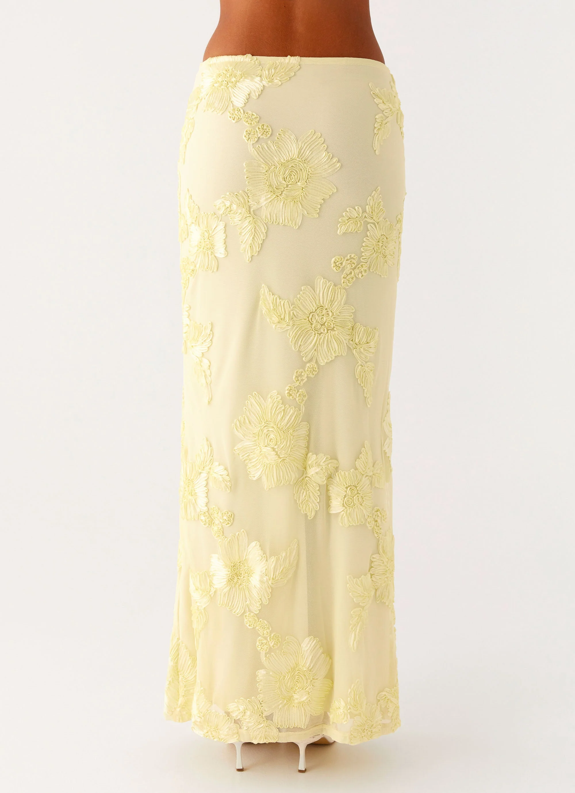 Radiate Maxi Skirt - Yellow - Image 4