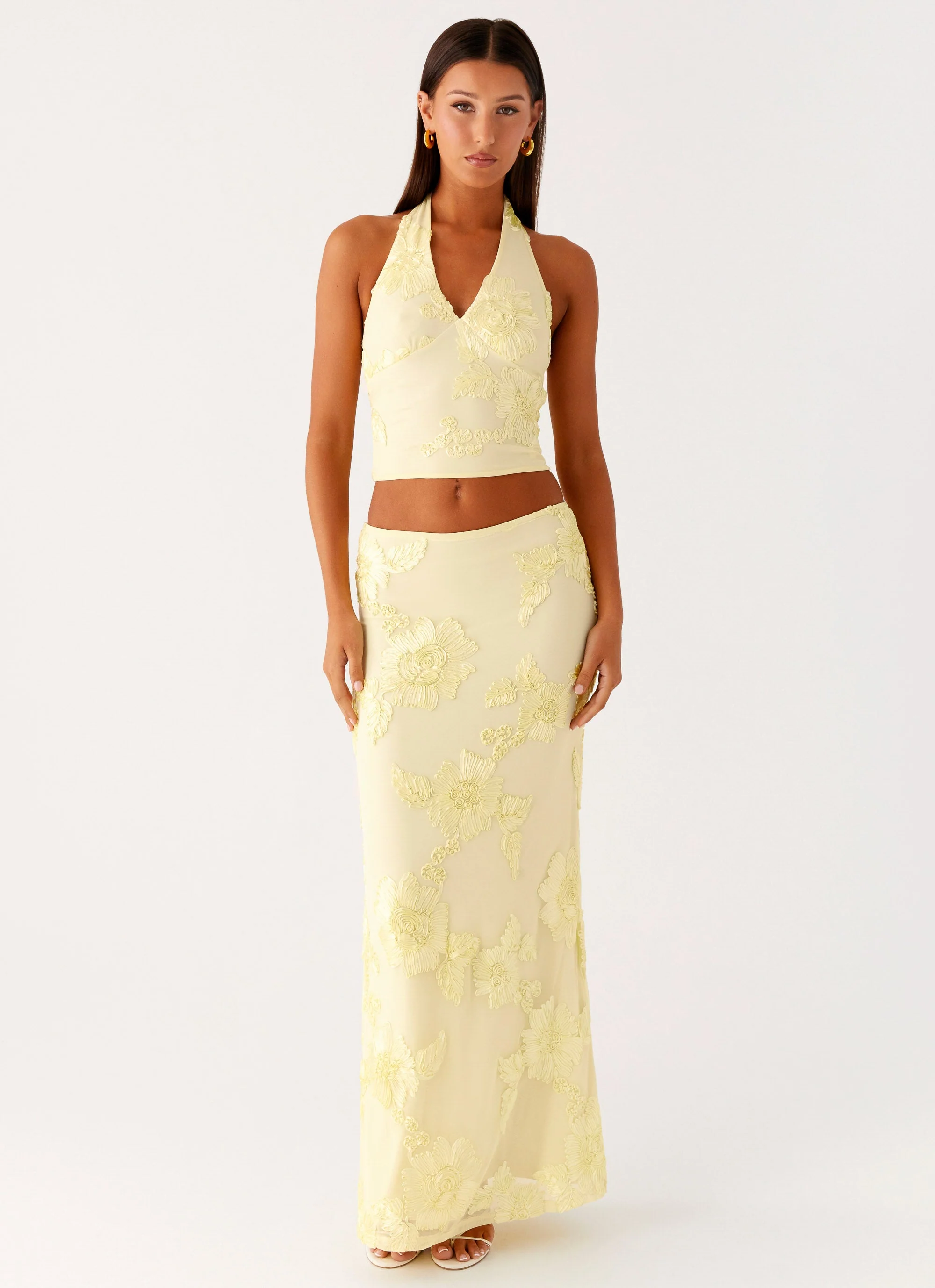 Radiate Maxi Skirt - Yellow - Image 5