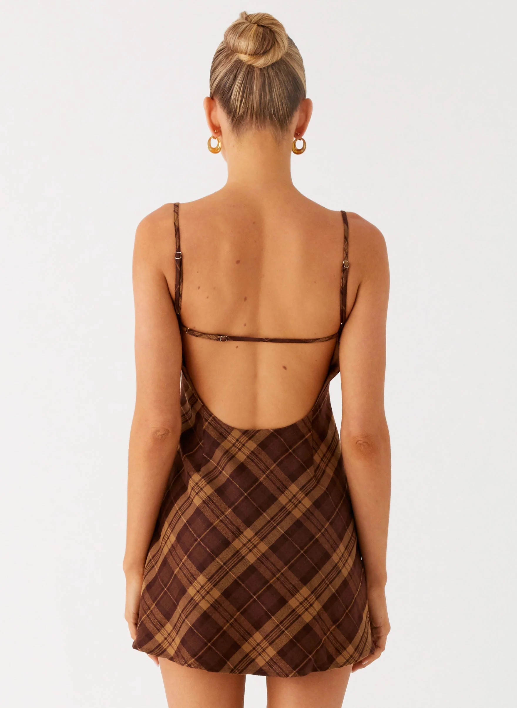 Radio Star Mini Dress - Plaid - Image 4
