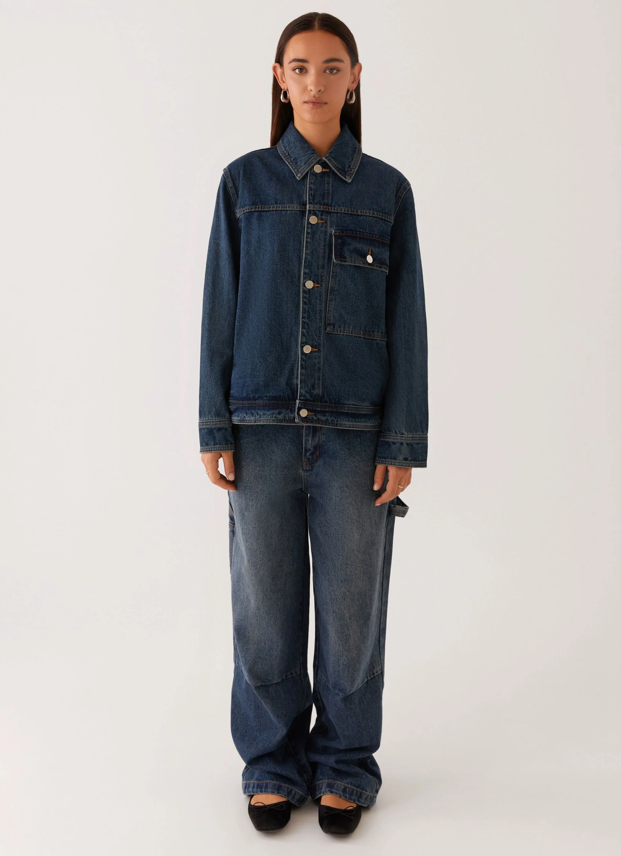 Raelynn Denim Jacket - Indigo - Image 2