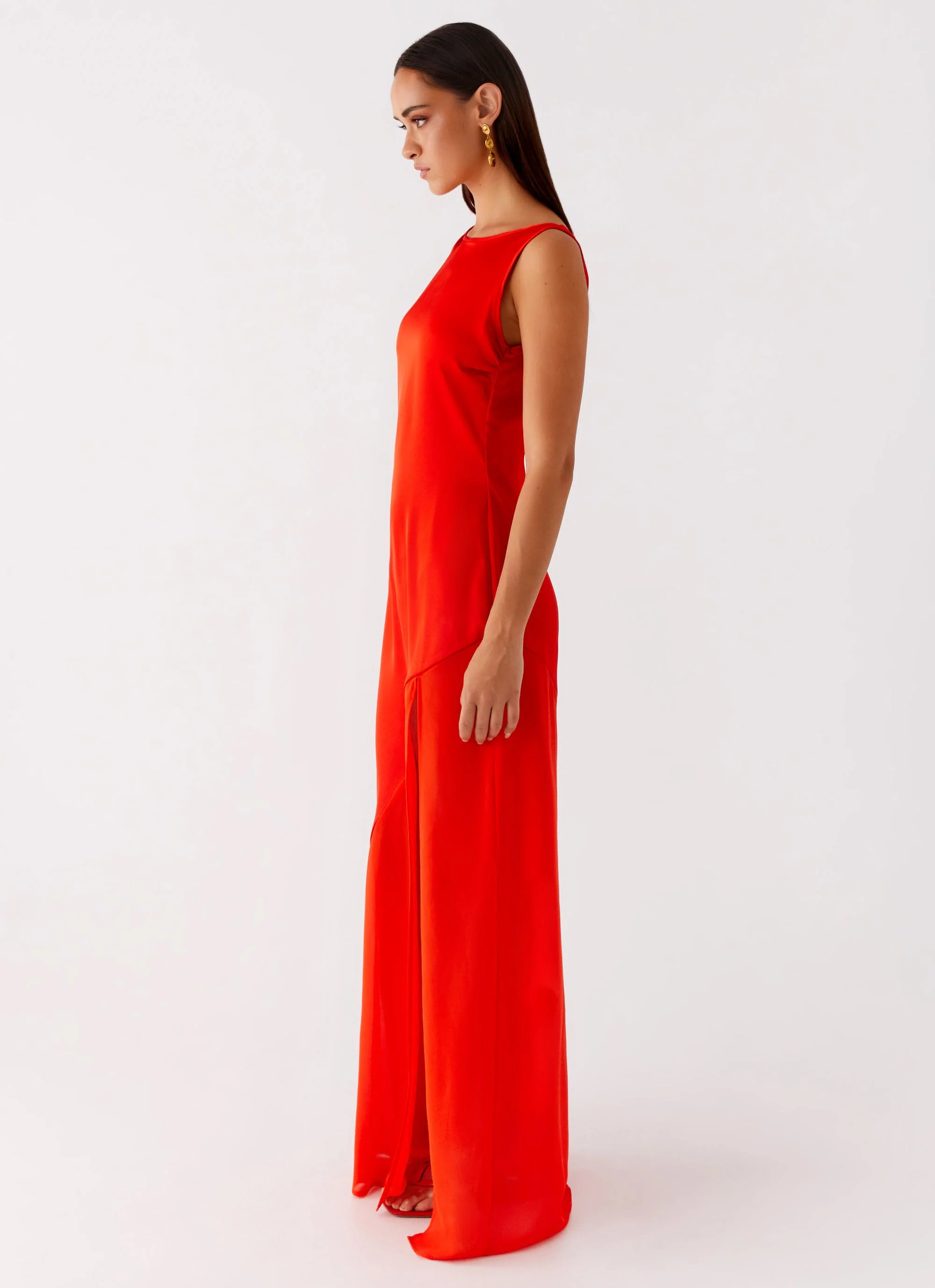 Ramiro Maxi Dress - Red - Image 3