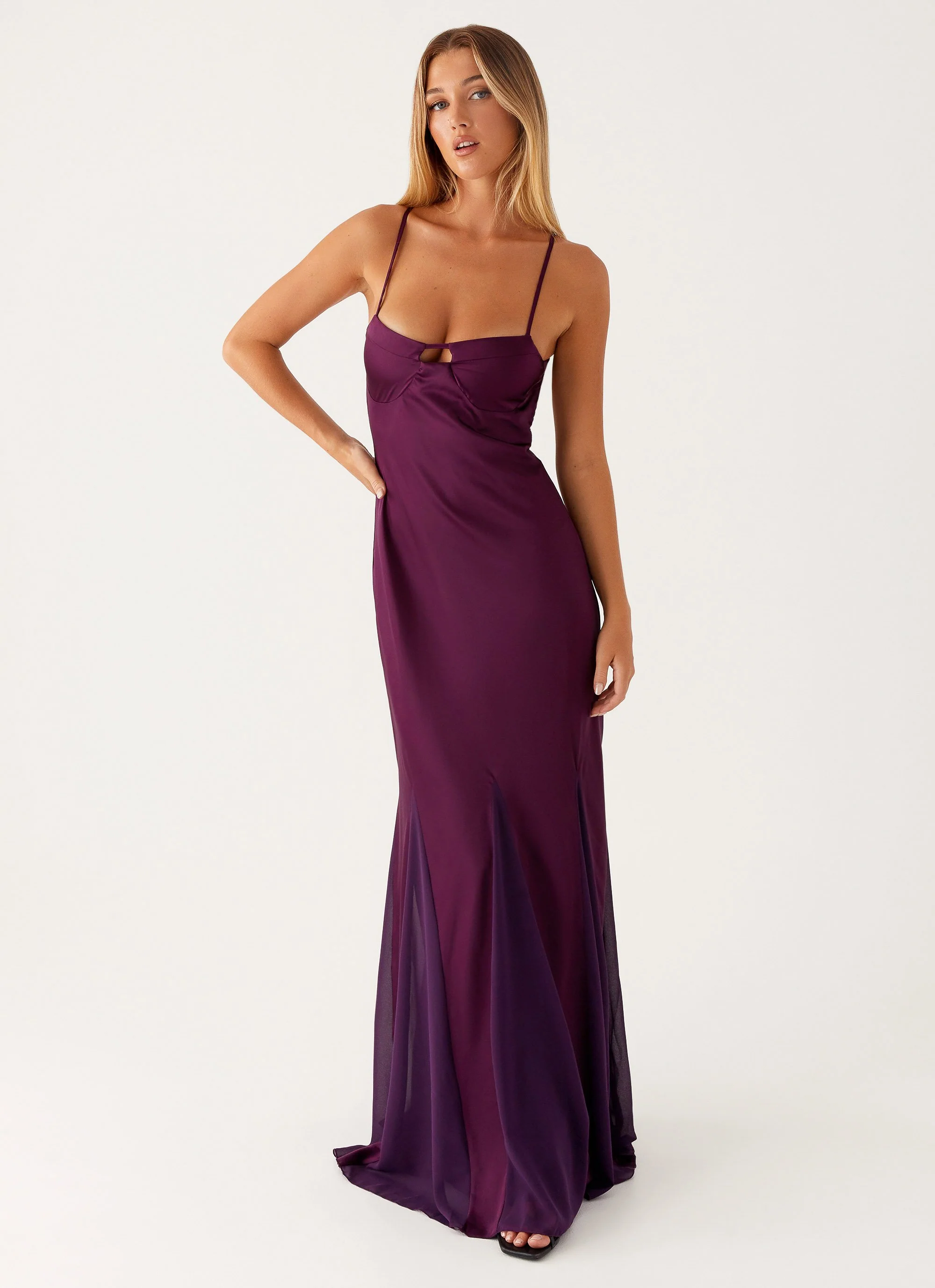 Ravello Maxi Dress - Mulberry - Image 4