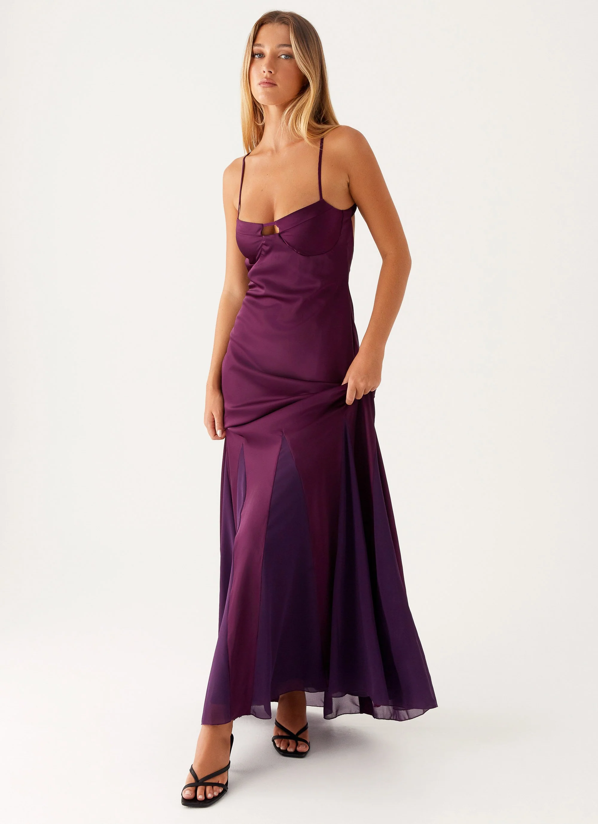 Ravello Maxi Dress - Mulberry - Image 5