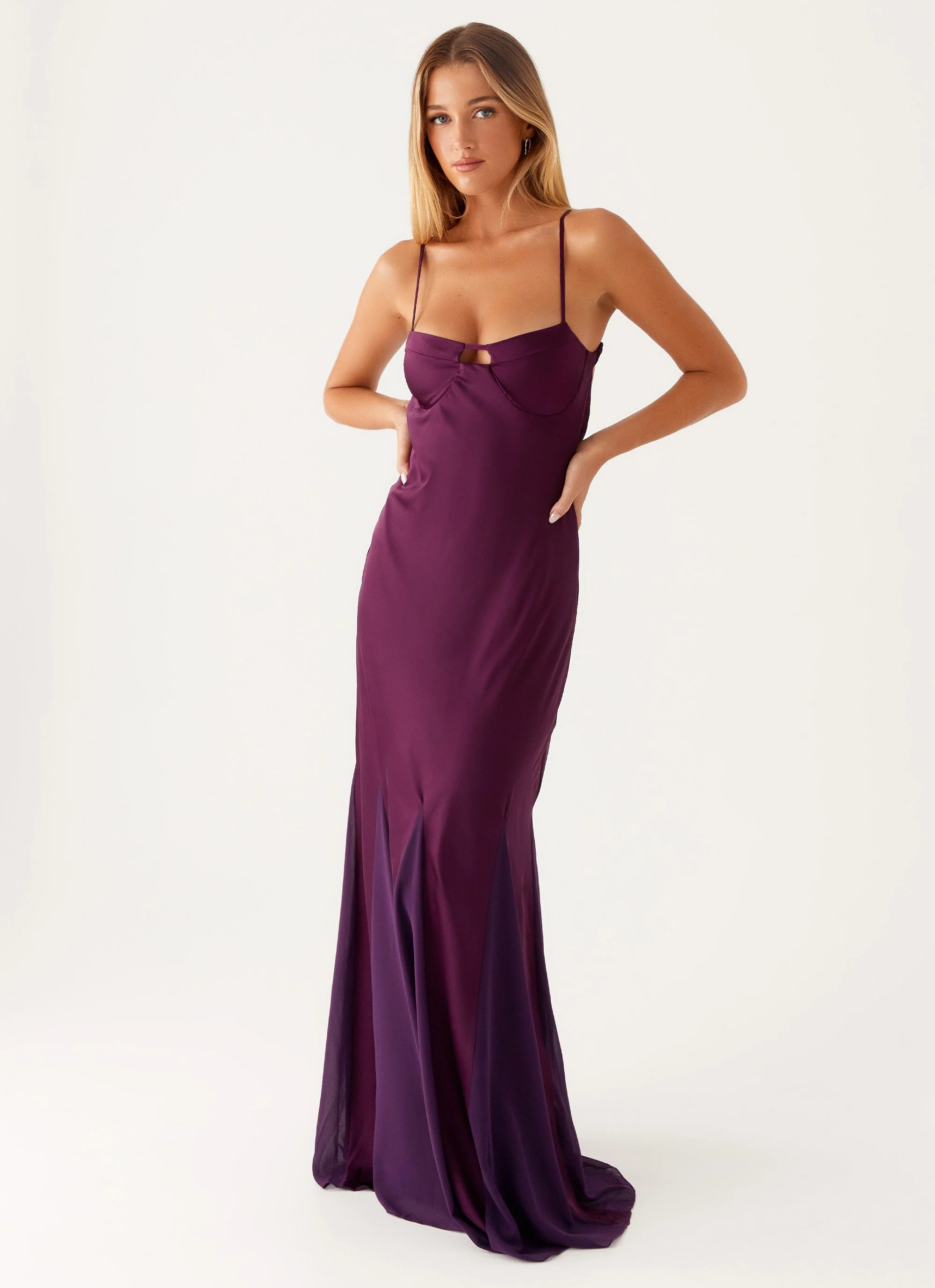Ravello Maxi Dress - Mulberry - Image 6