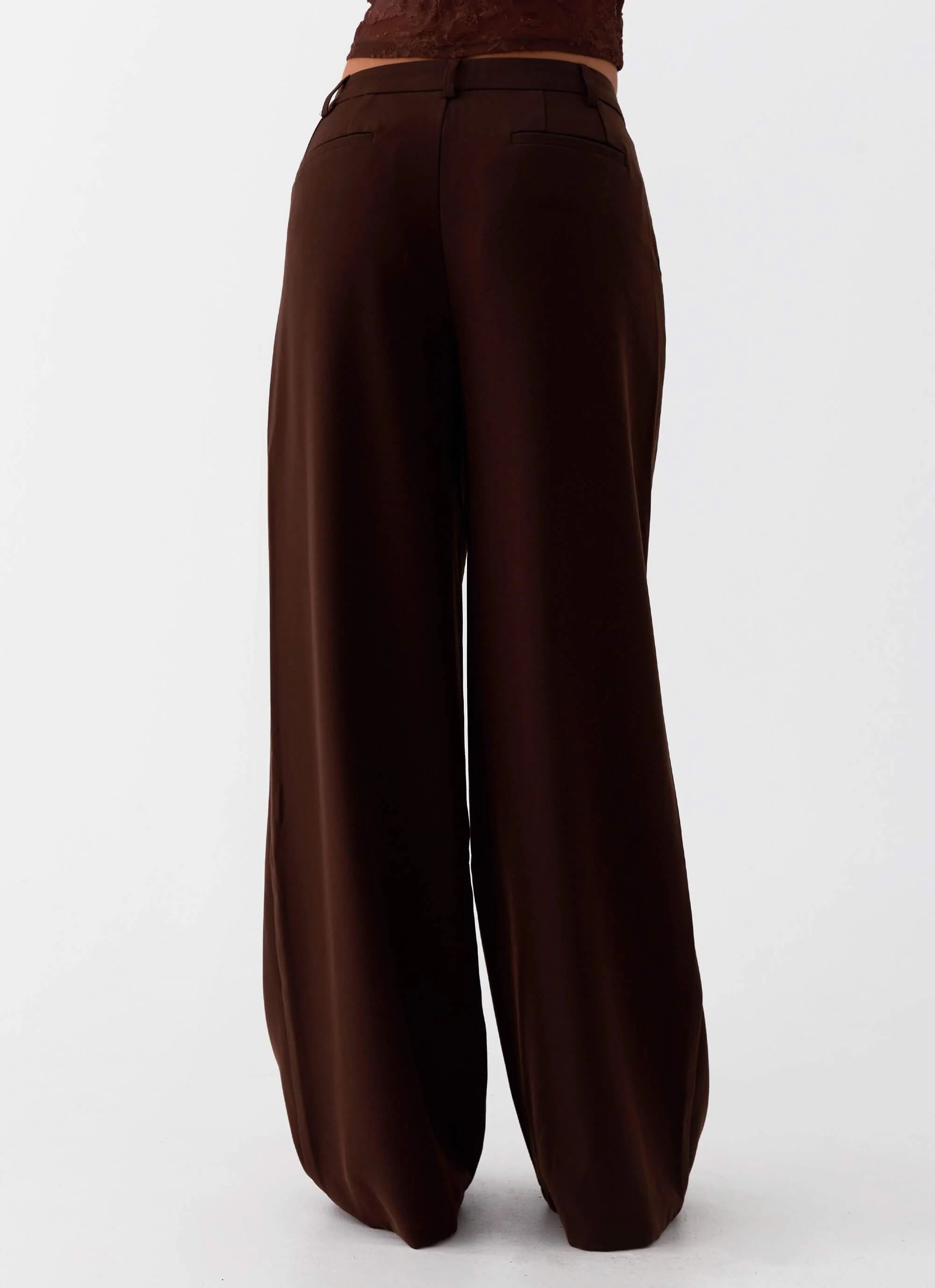 Ravenscroft Suit Pants - Dark Chocolate - Image 4