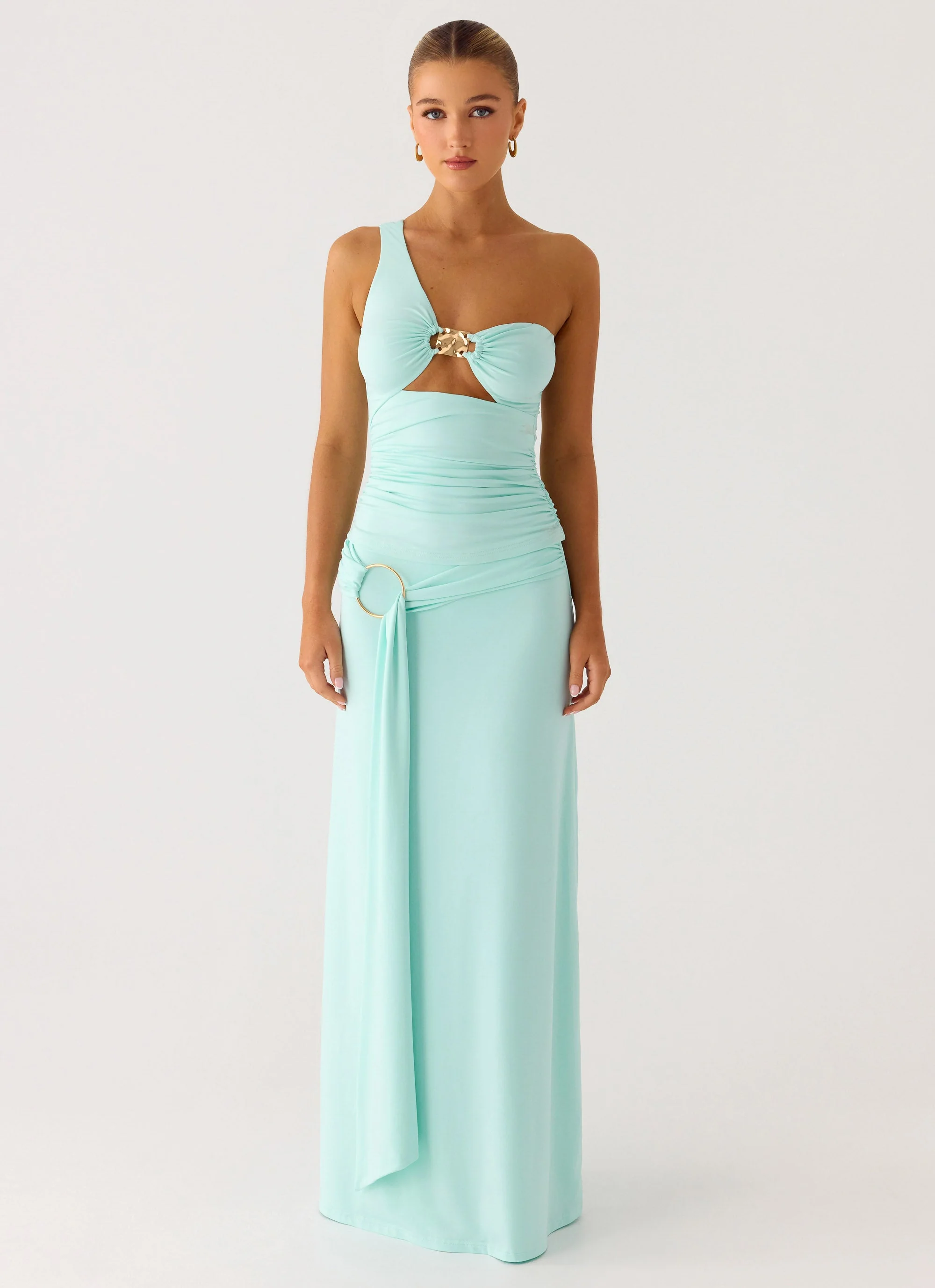 Ravi Maxi Skirt - Aqua - Image 2