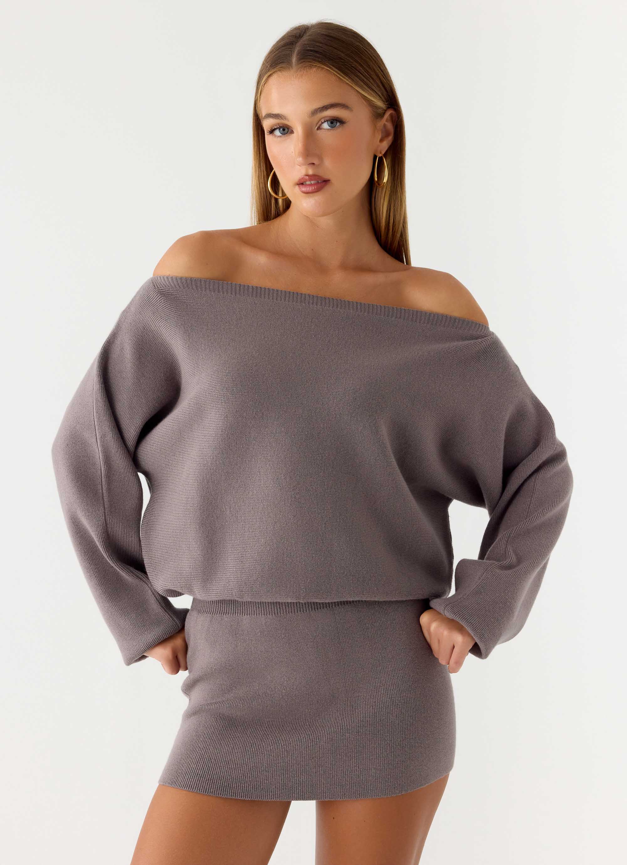 Ravyn Mini Dress - Grey - Image 6