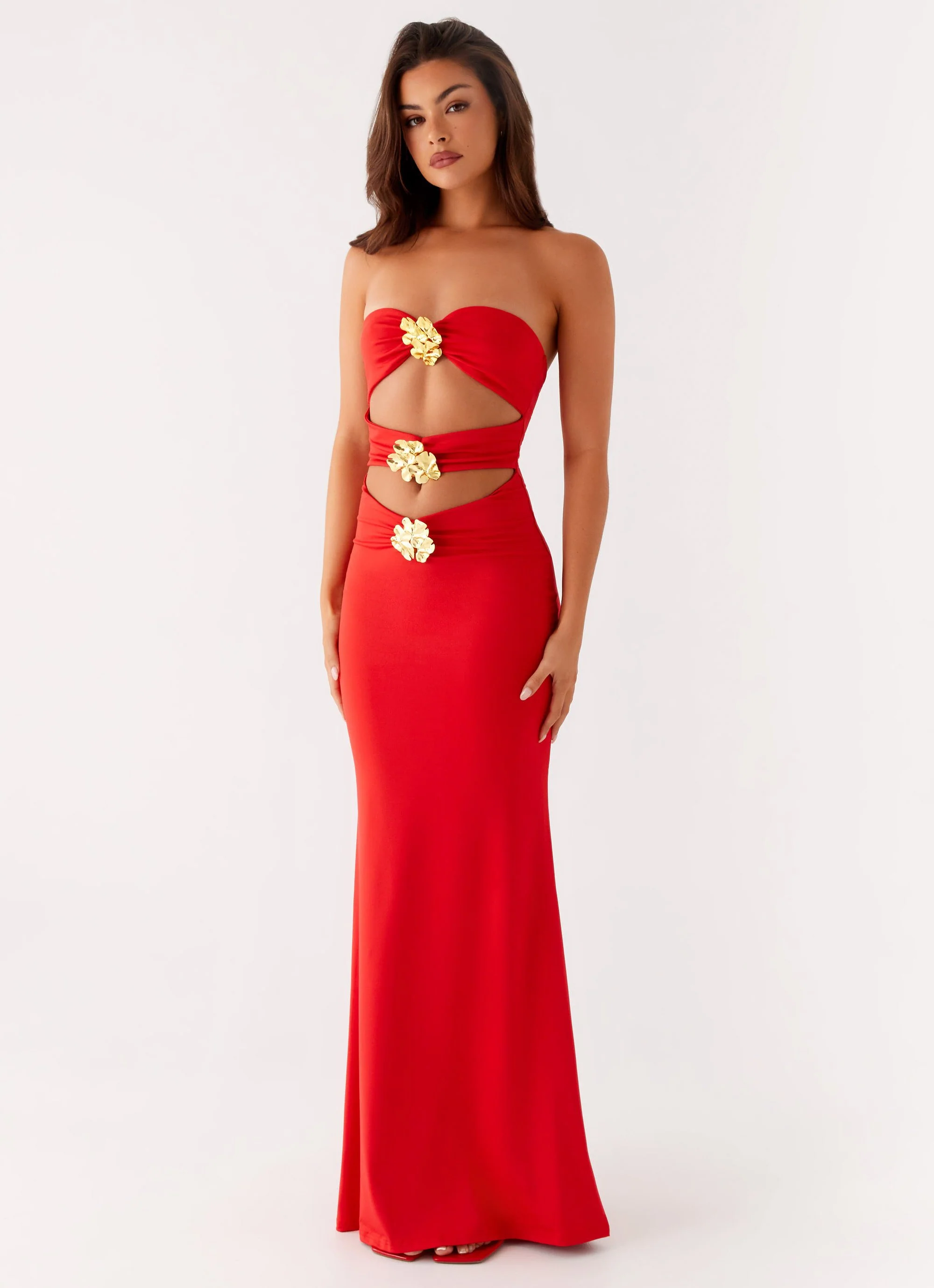Raye Maxi Dress - Tangerine - Image 5