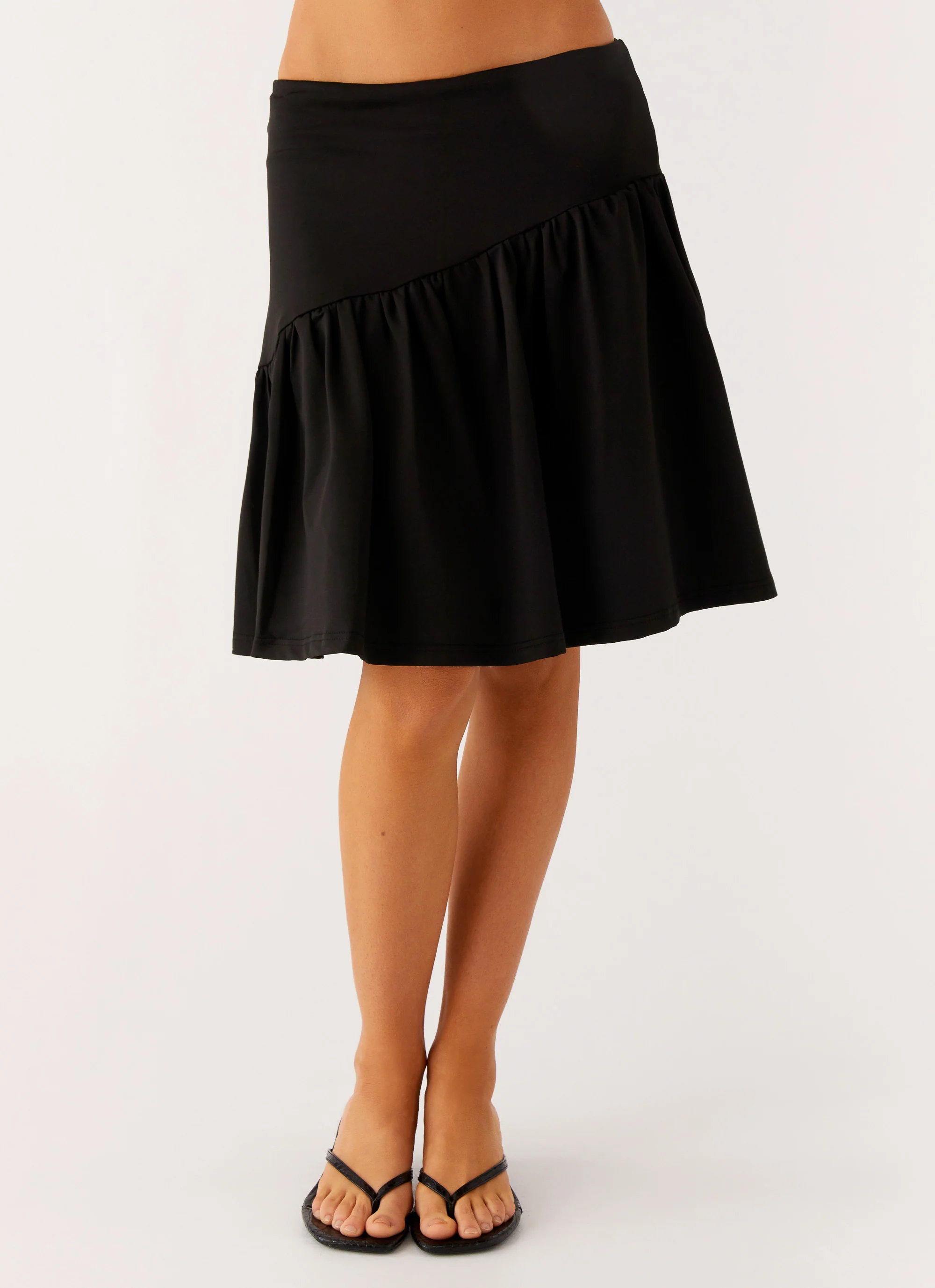 Rayna Midi Skirt - Black - Image 3