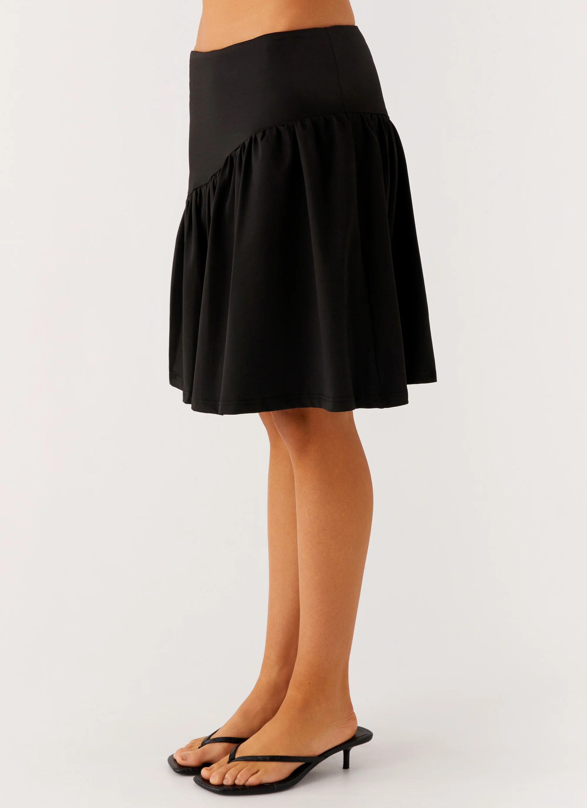 Rayna Midi Skirt - Black - Image 4