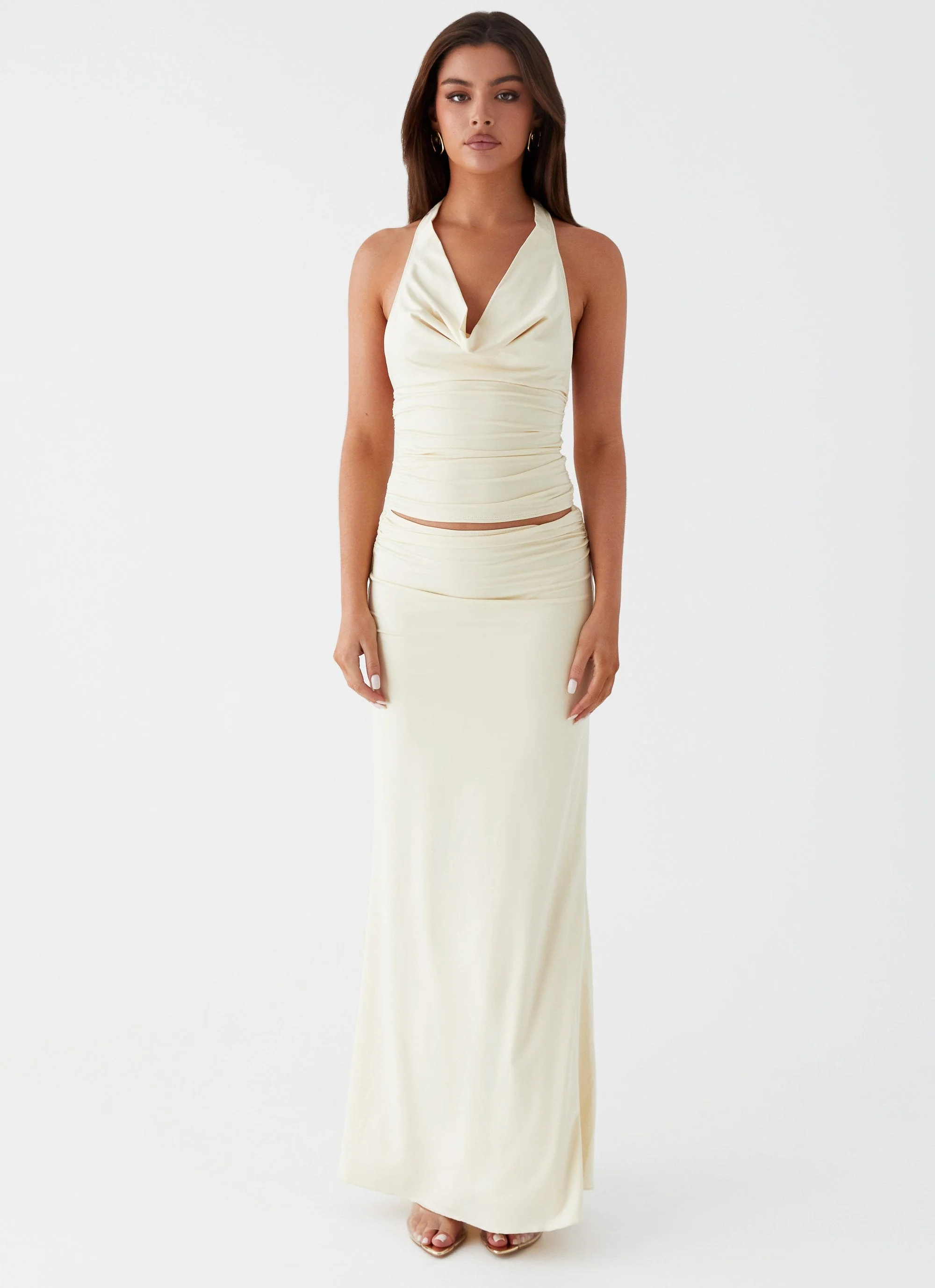 Rayne Maxi Skirt - Yellow - Image 2
