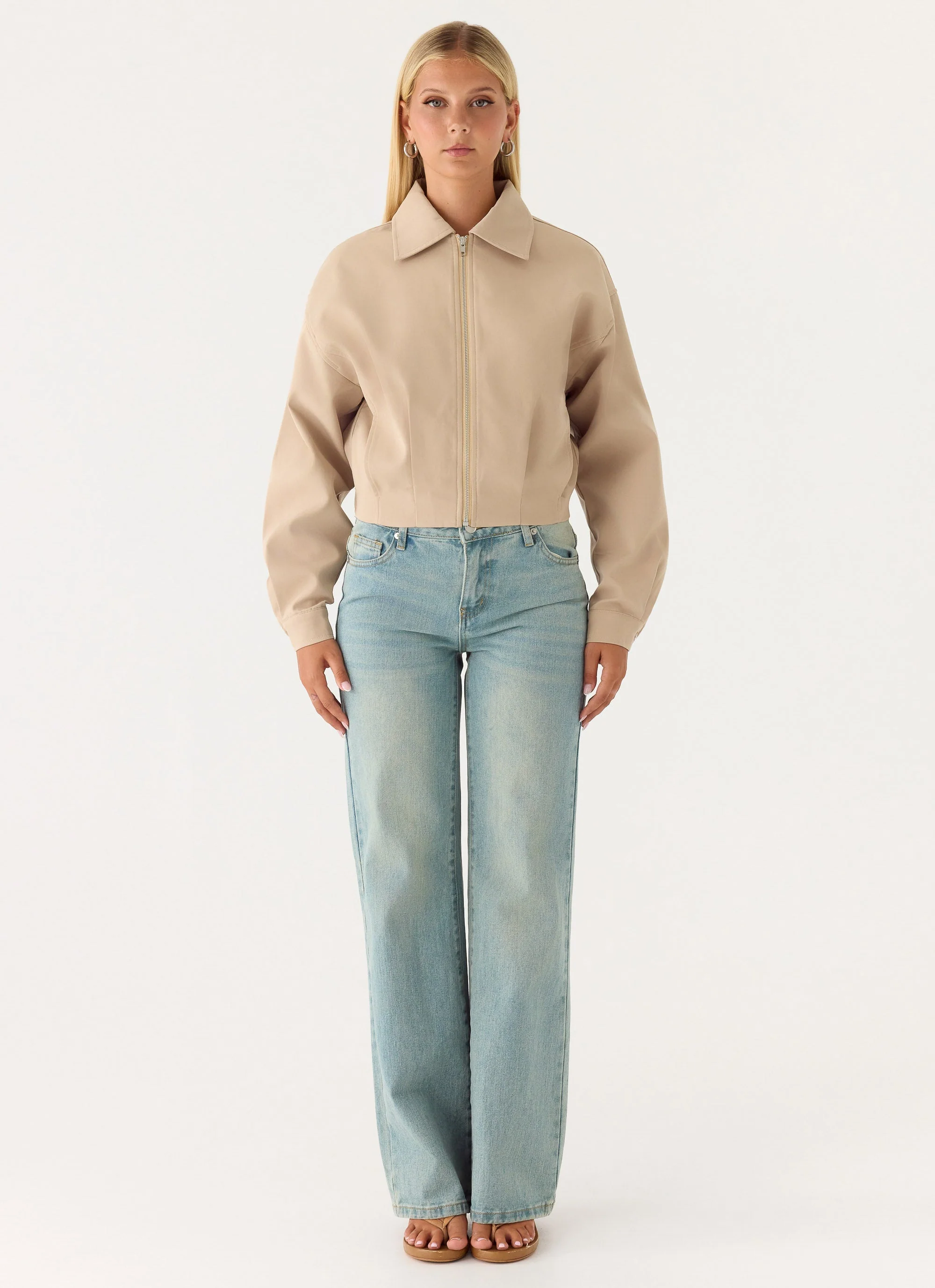 Ready To Go Jacket - Beige - Image 3