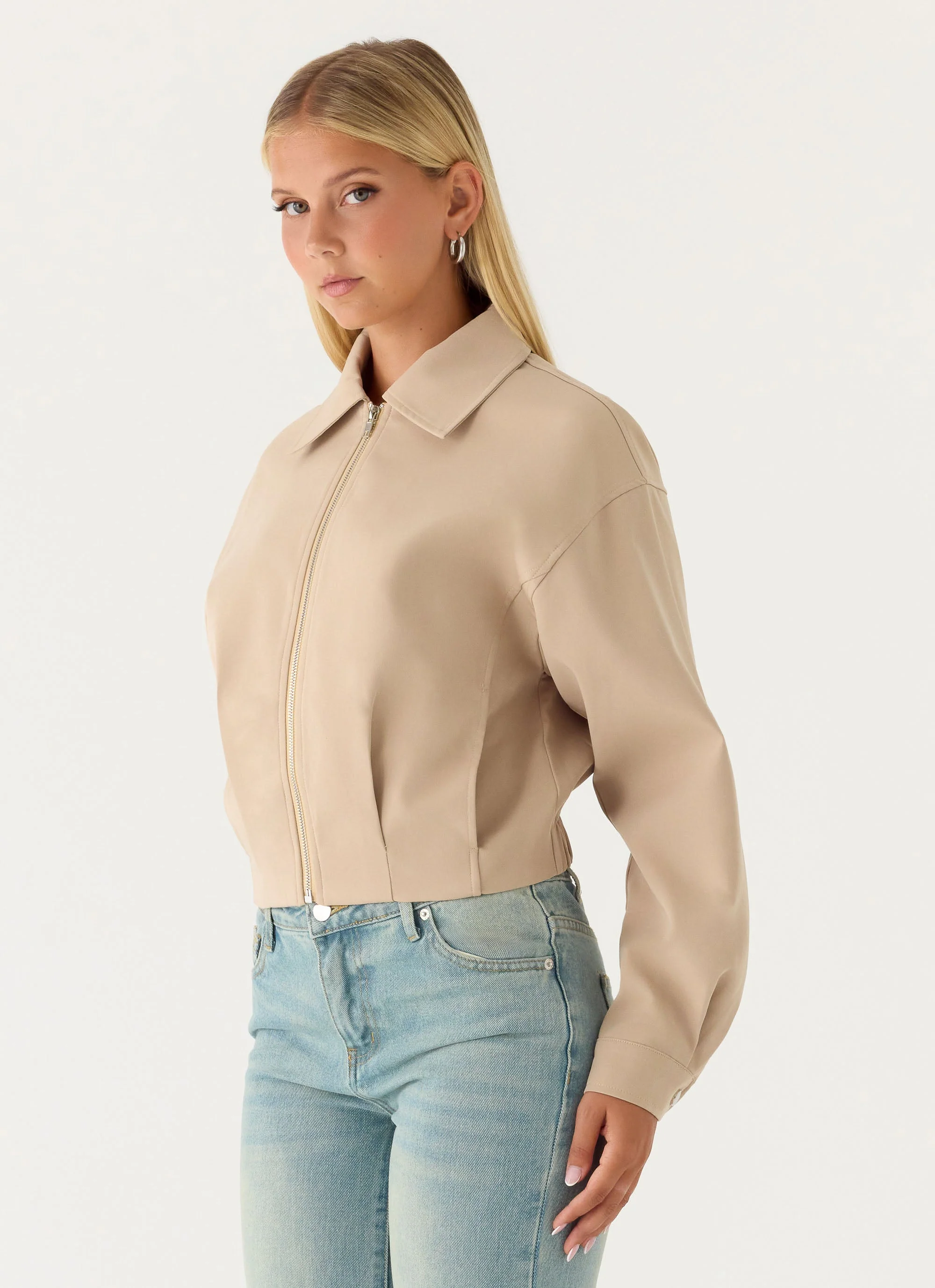Ready To Go Jacket - Beige - Image 4