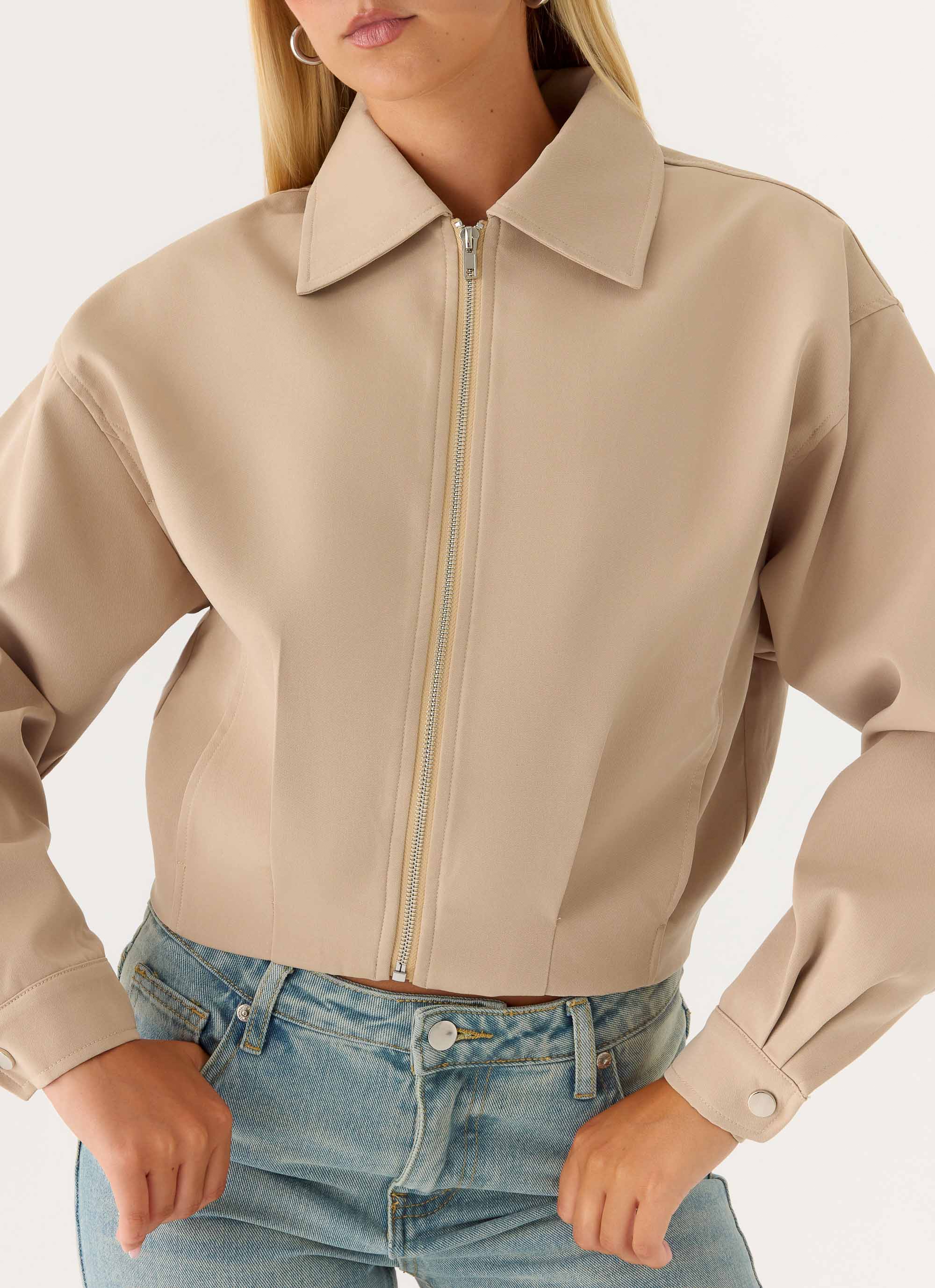 Ready To Go Jacket - Beige - Image 6
