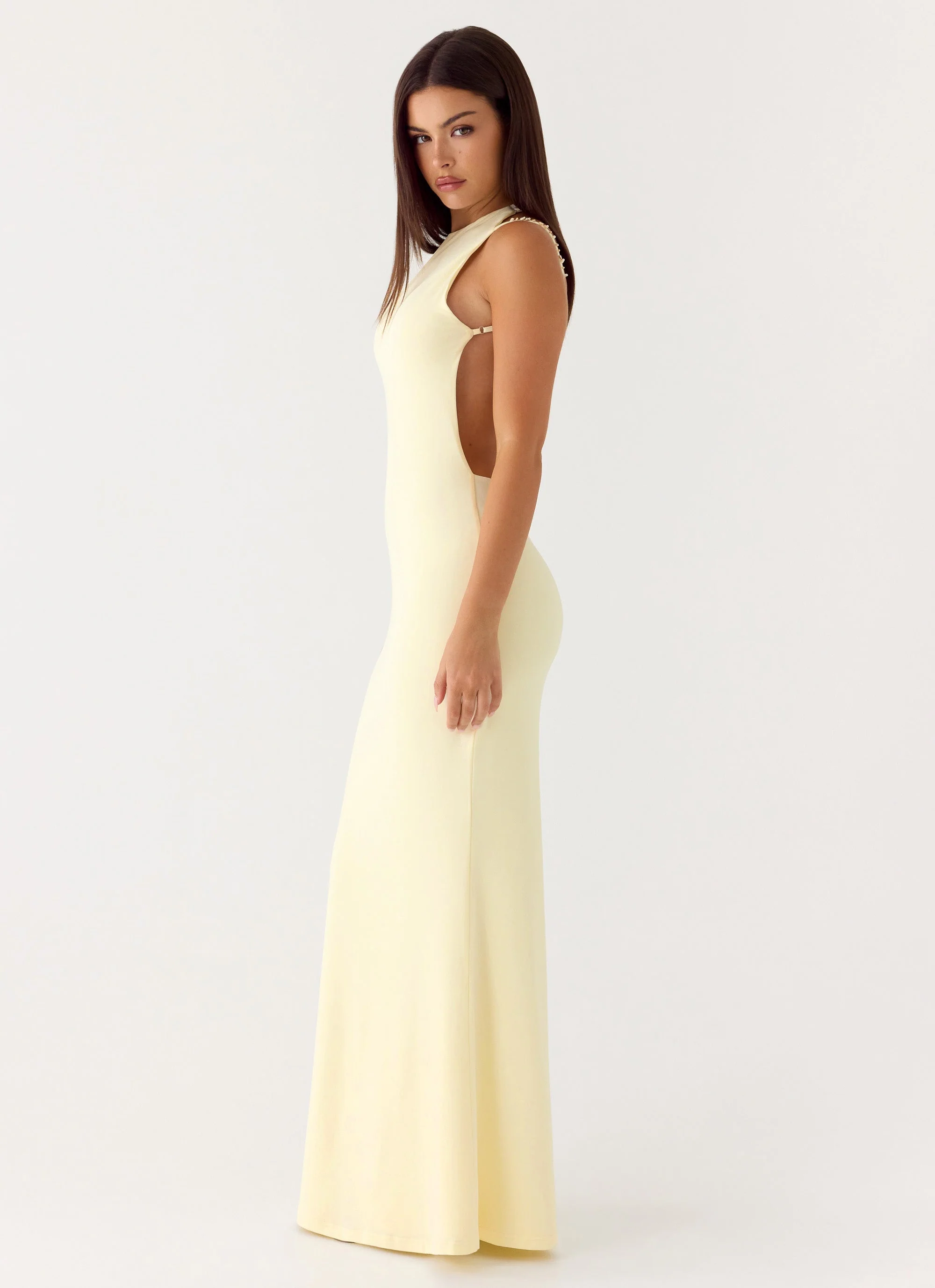 Reece Maxi Dress - Yellow - Image 4