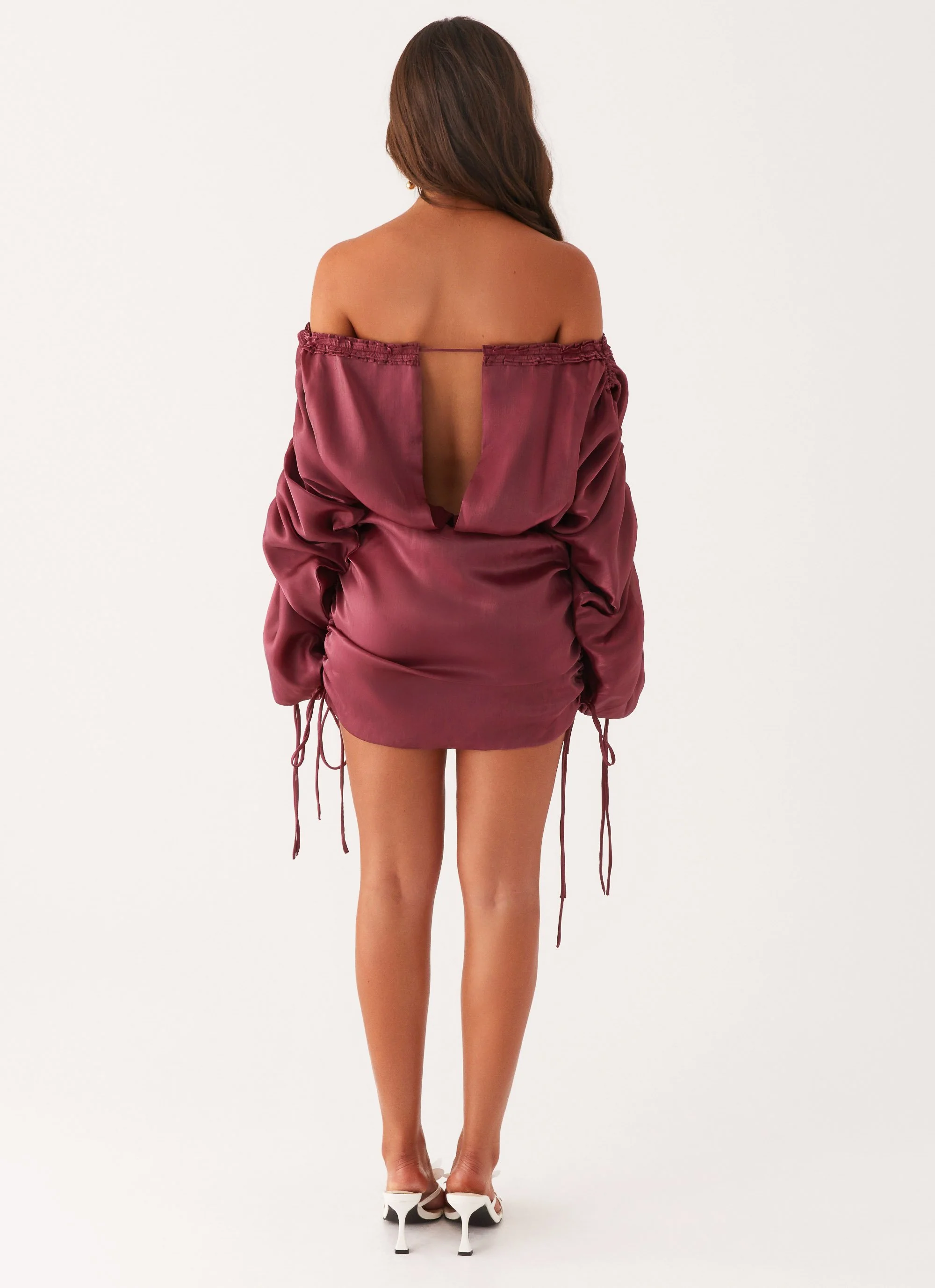 Reeve Mini Dress - Mulberry - Image 5