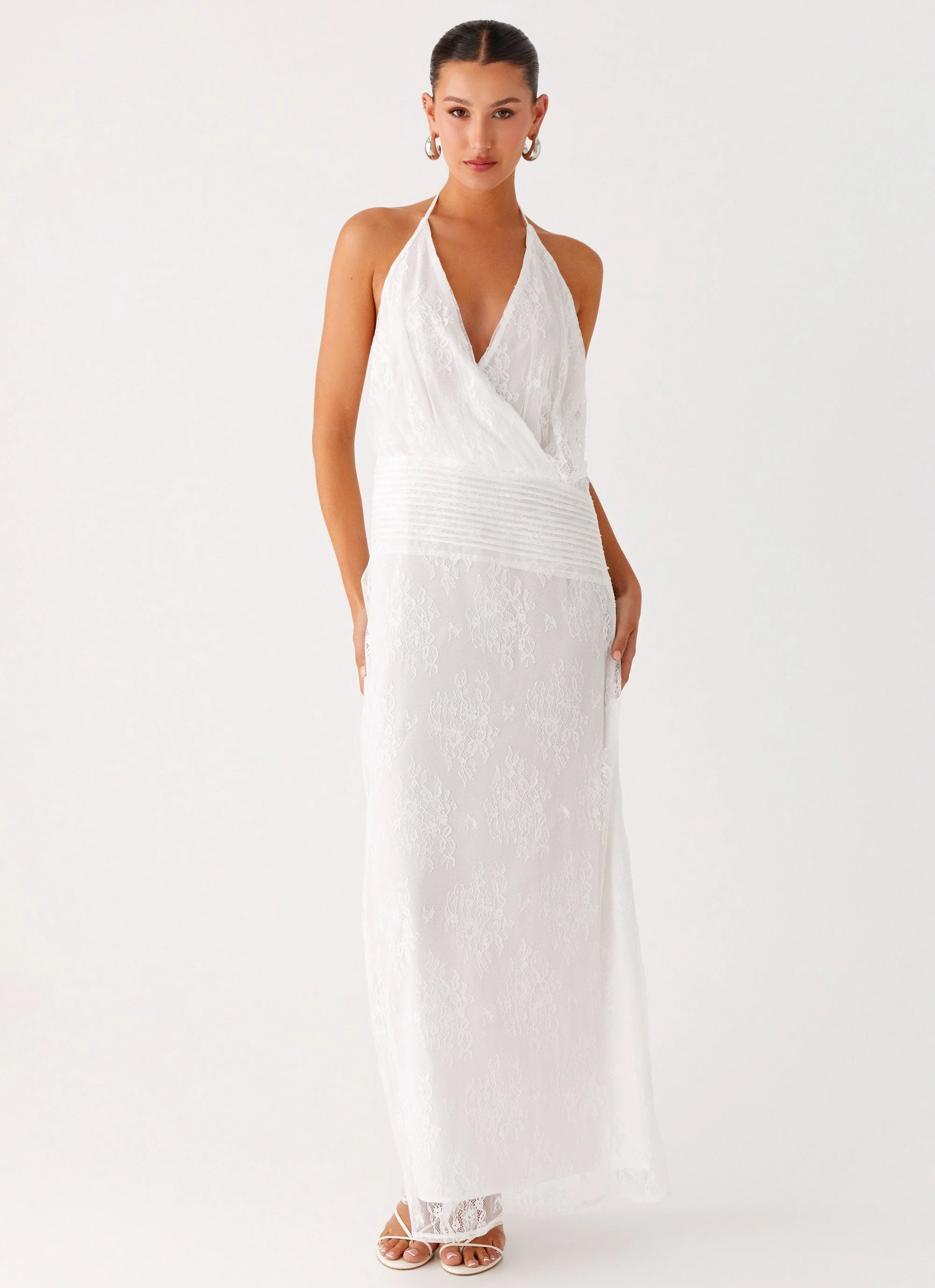 Reinhart Halter Maxi Dress - White - Image 4