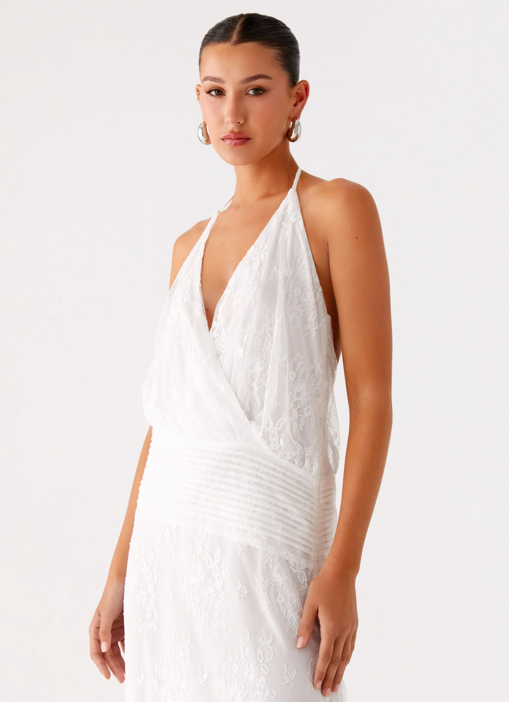 Reinhart Halter Maxi Dress - White - Image 5
