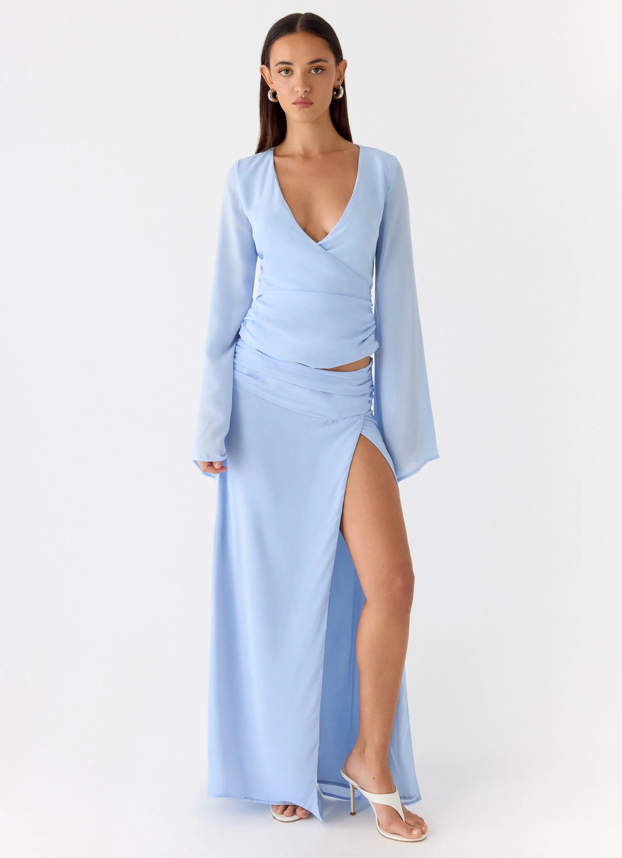 Remee Maxi Skirt - Blue - Image 5
