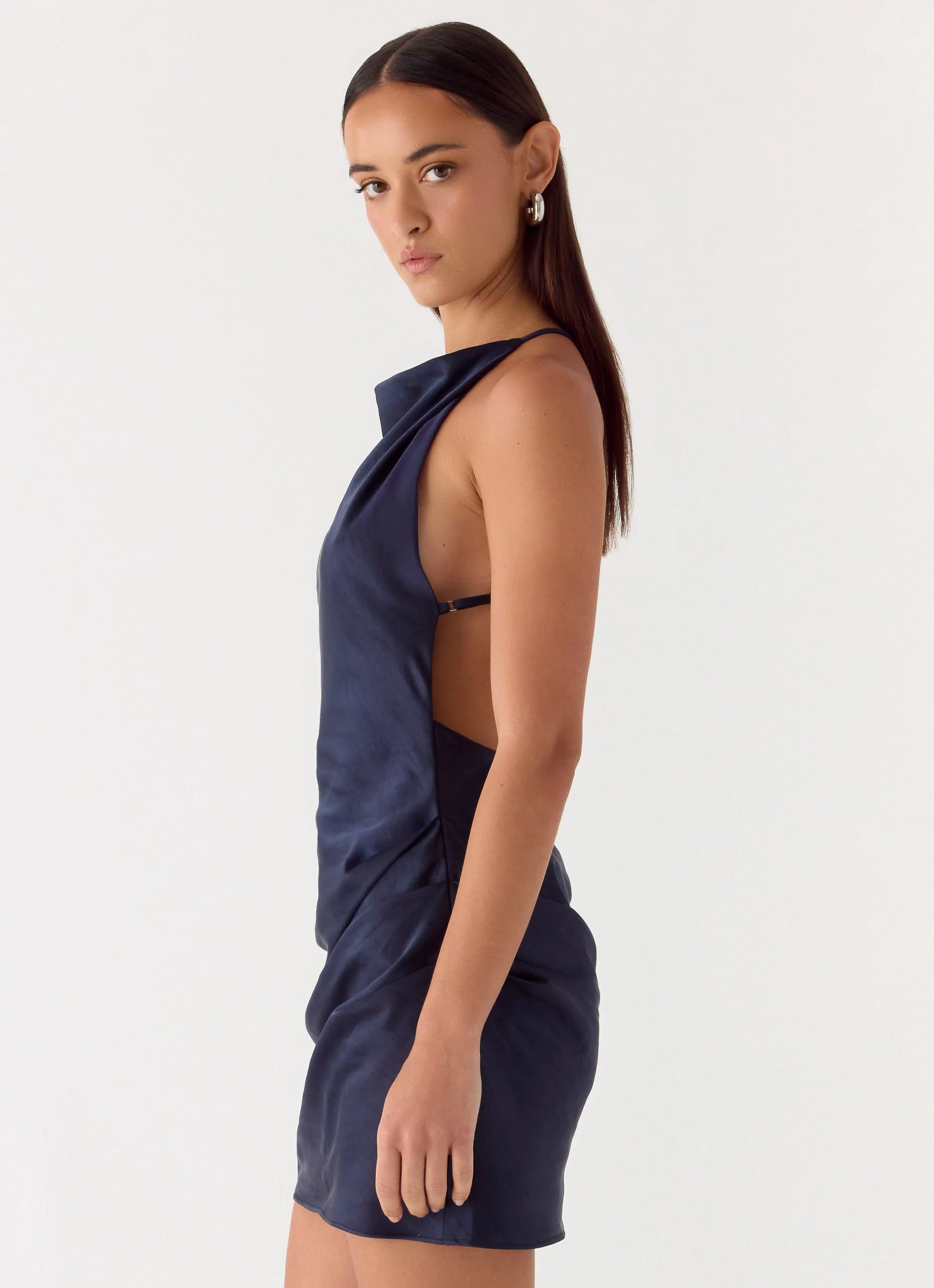 Rhia Mini Dress - Navy - Image 2
