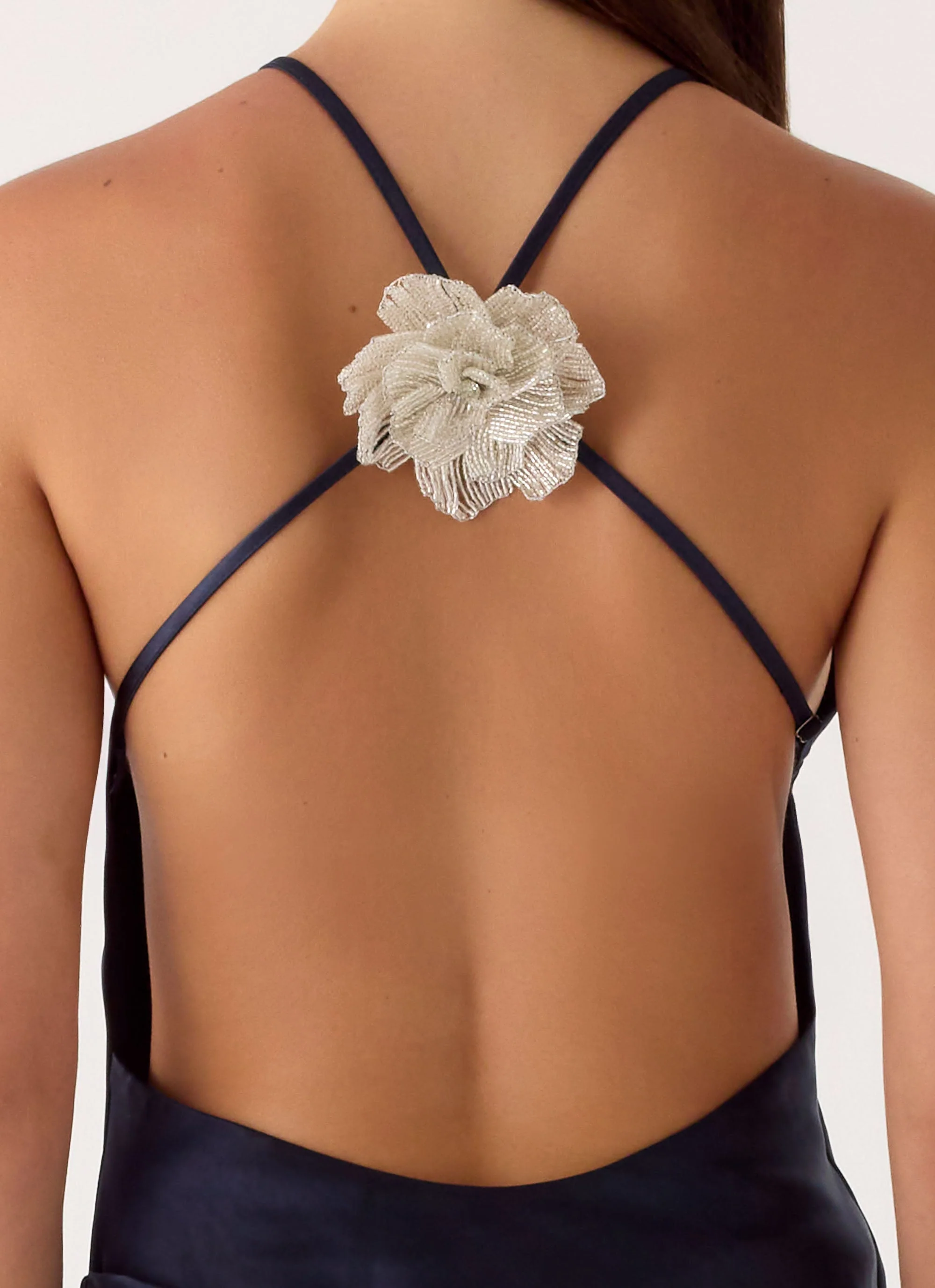 Rhia Mini Dress - Navy - Image 6
