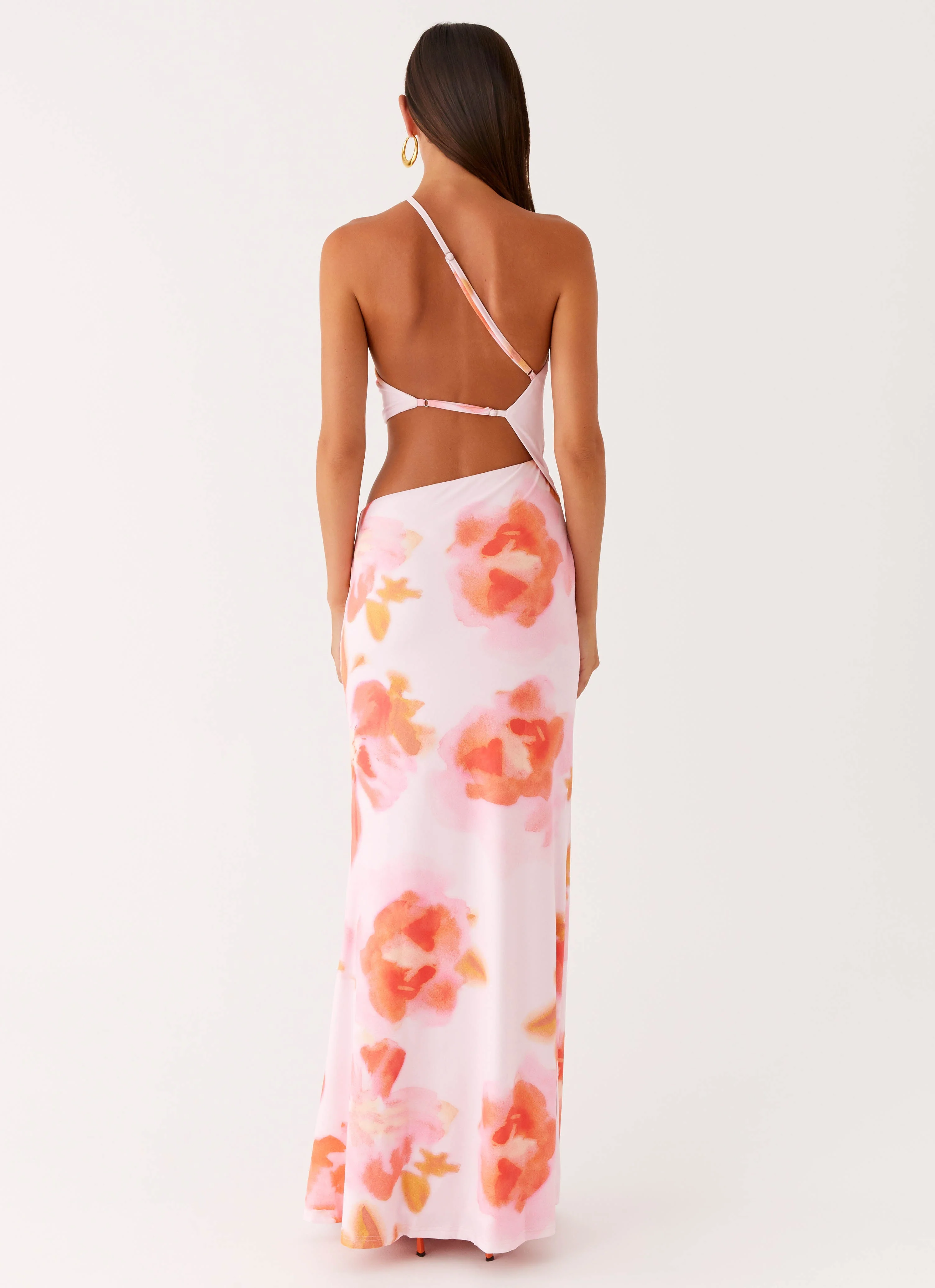 Riano Cut Out Maxi Dress - Blushing Blossom - Image 2