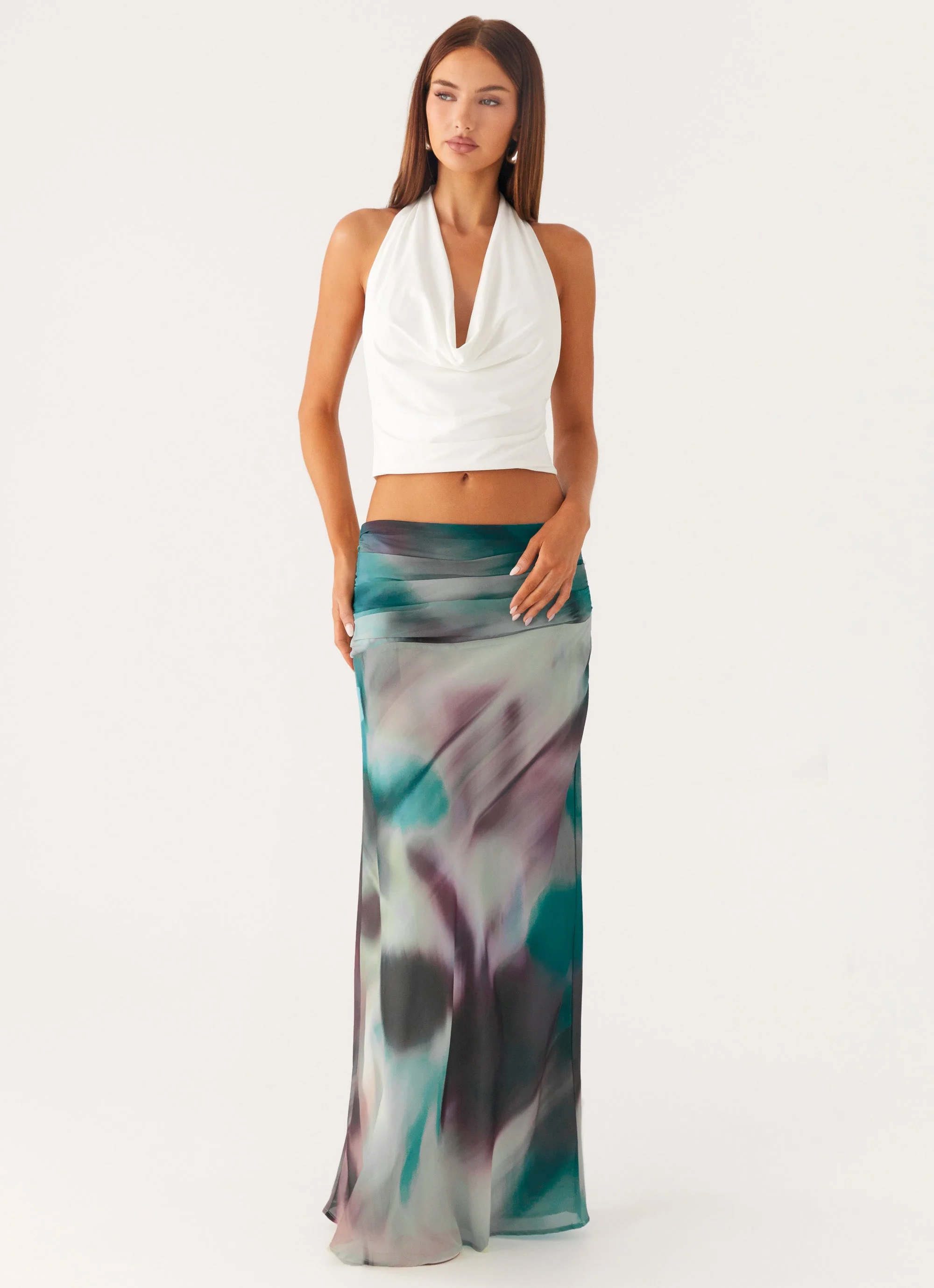 Rimi Maxi Skirt - Sea Splash - Image 6
