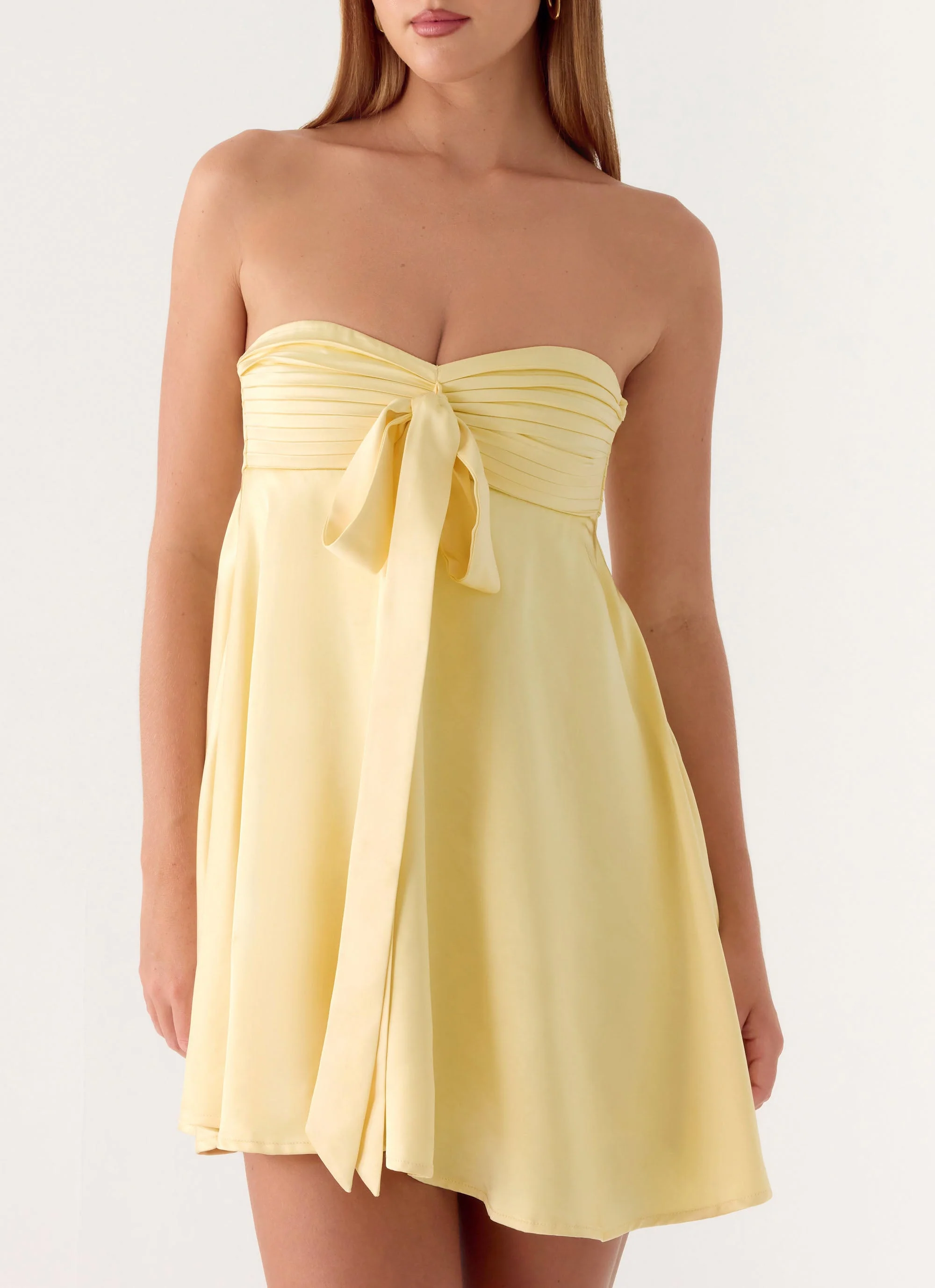 Riven Mini Dress - Yellow - Image 5