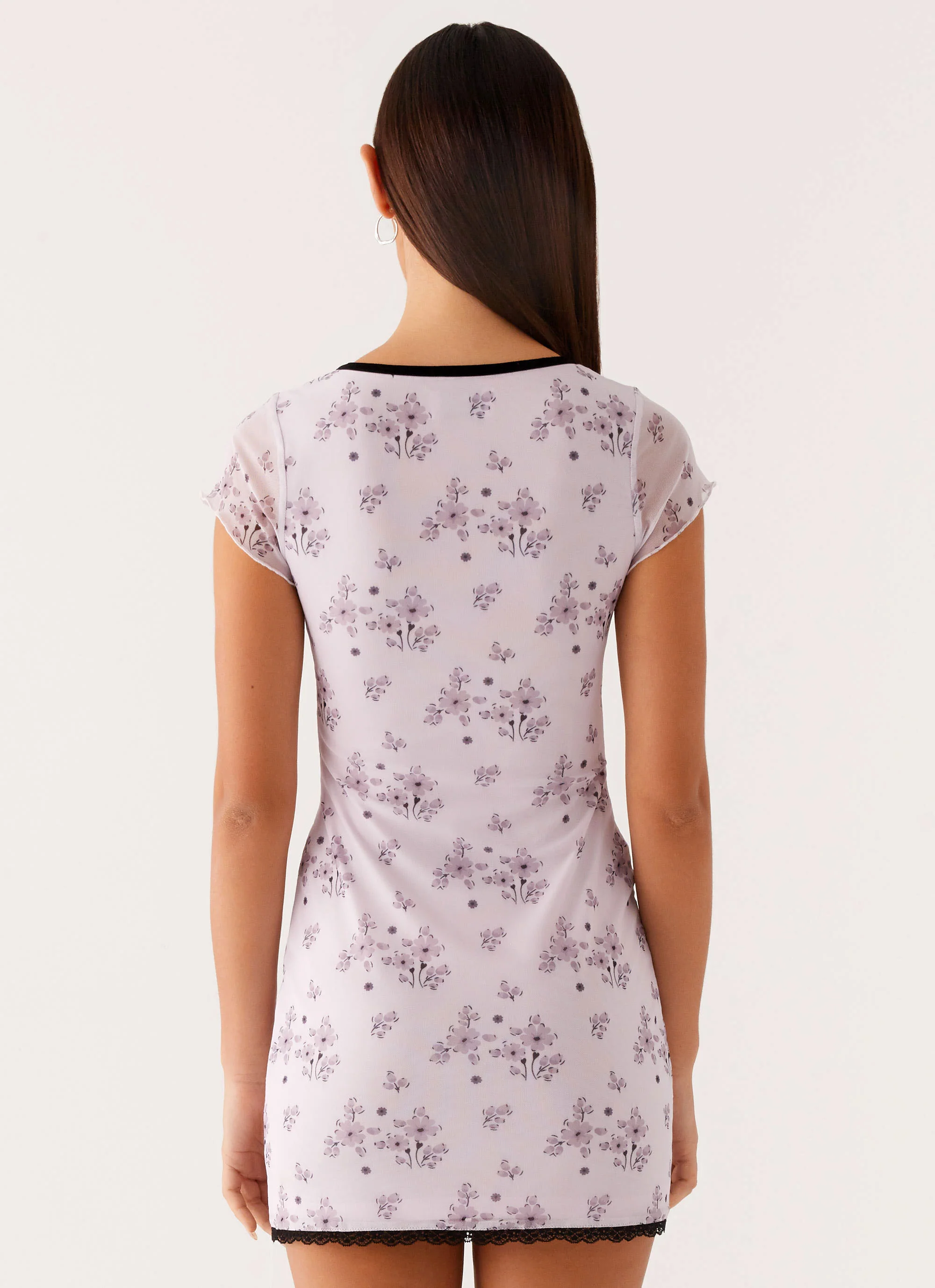 Rocca Mini Dress - Lavender Meadow - Image 4