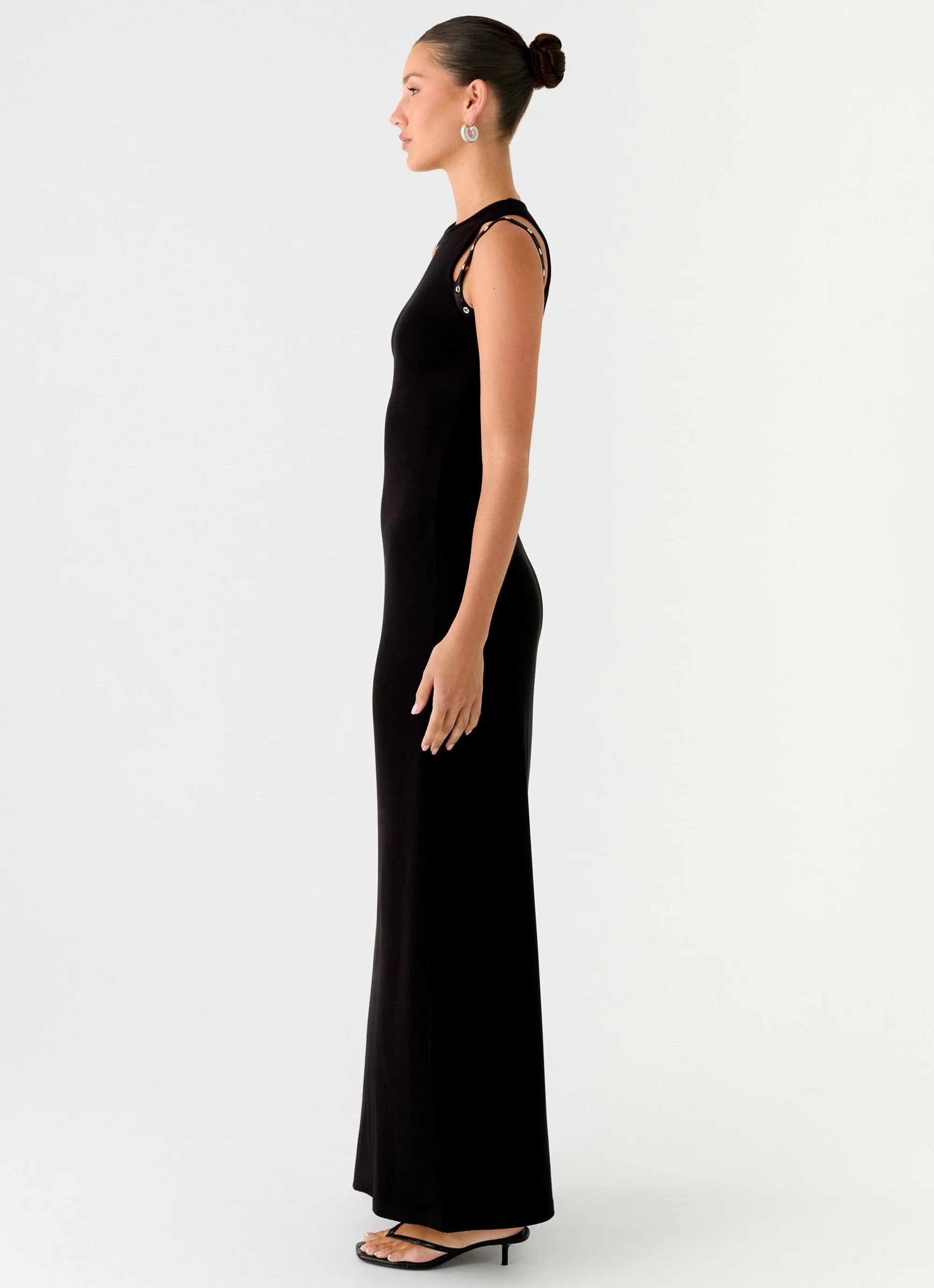 Rockstar Maxi Dress - Black - Image 2